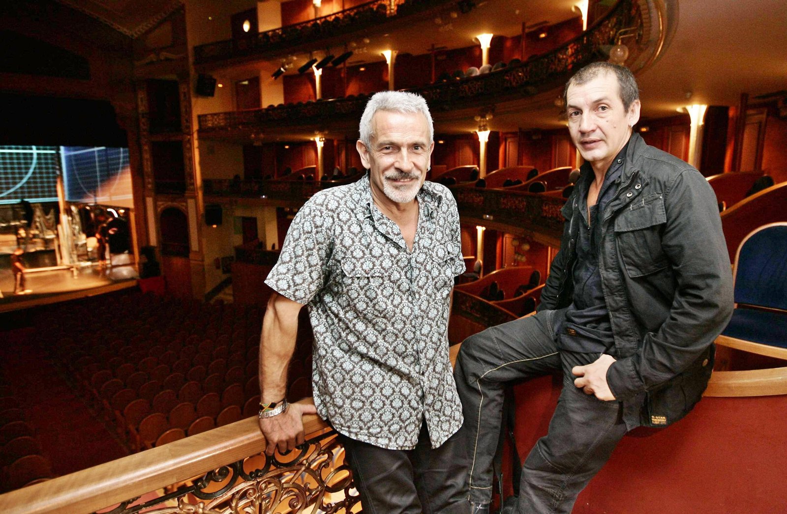 Víctor Ullate y Eduardo Lao en la presentación de uno de sus espectáculos.