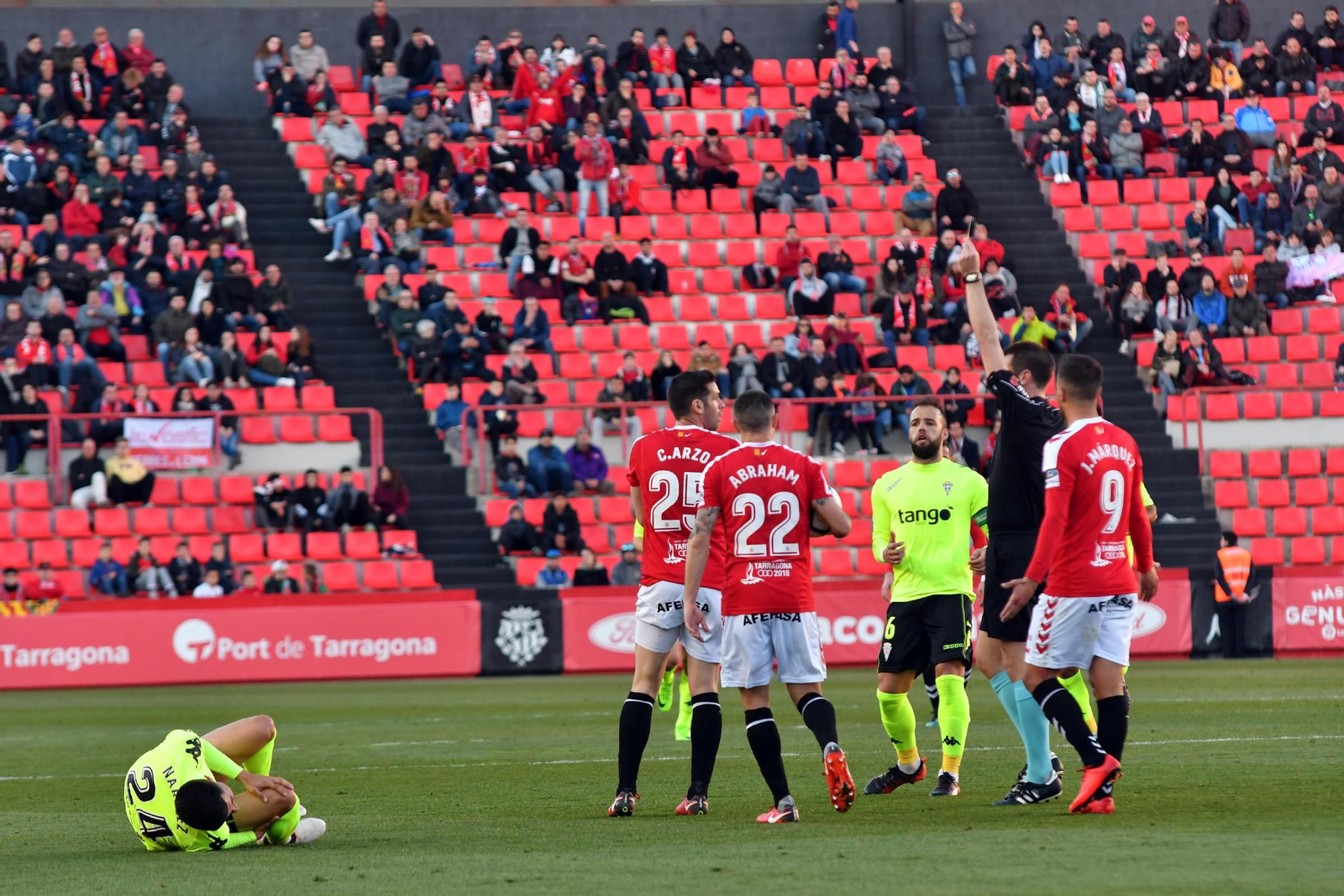 Las imágenes del Nàstic-Córdoba