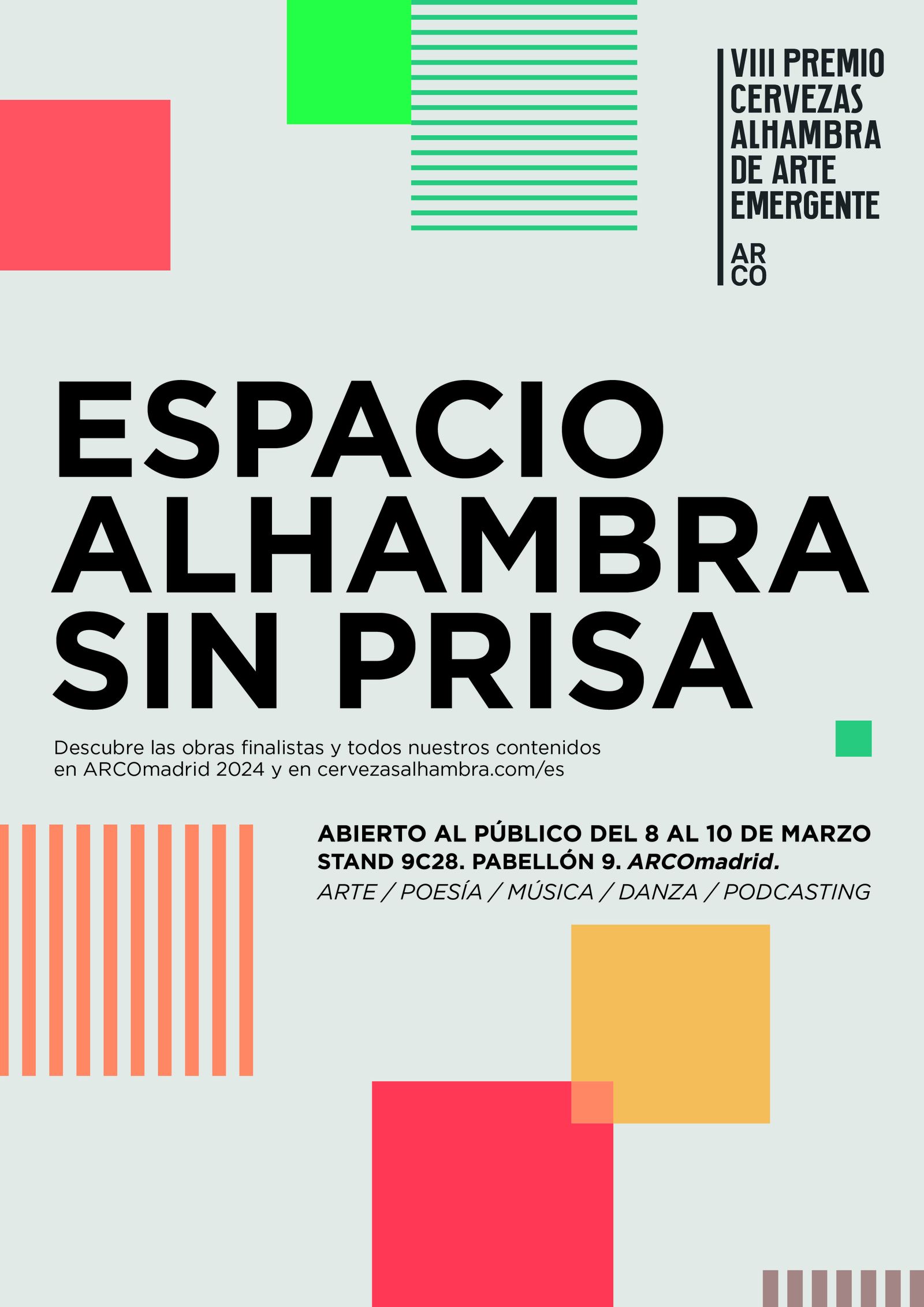 Cervezas Alhambra lleva arte, música y gastronomía a ARCOMadrid 2024