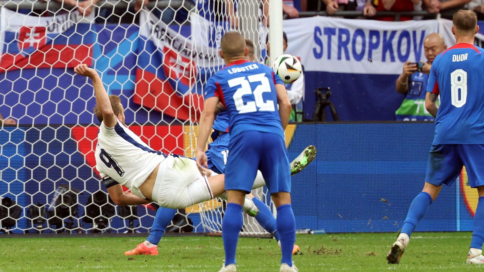 Las mejores fotos del Inglaterra-Eslovaquia