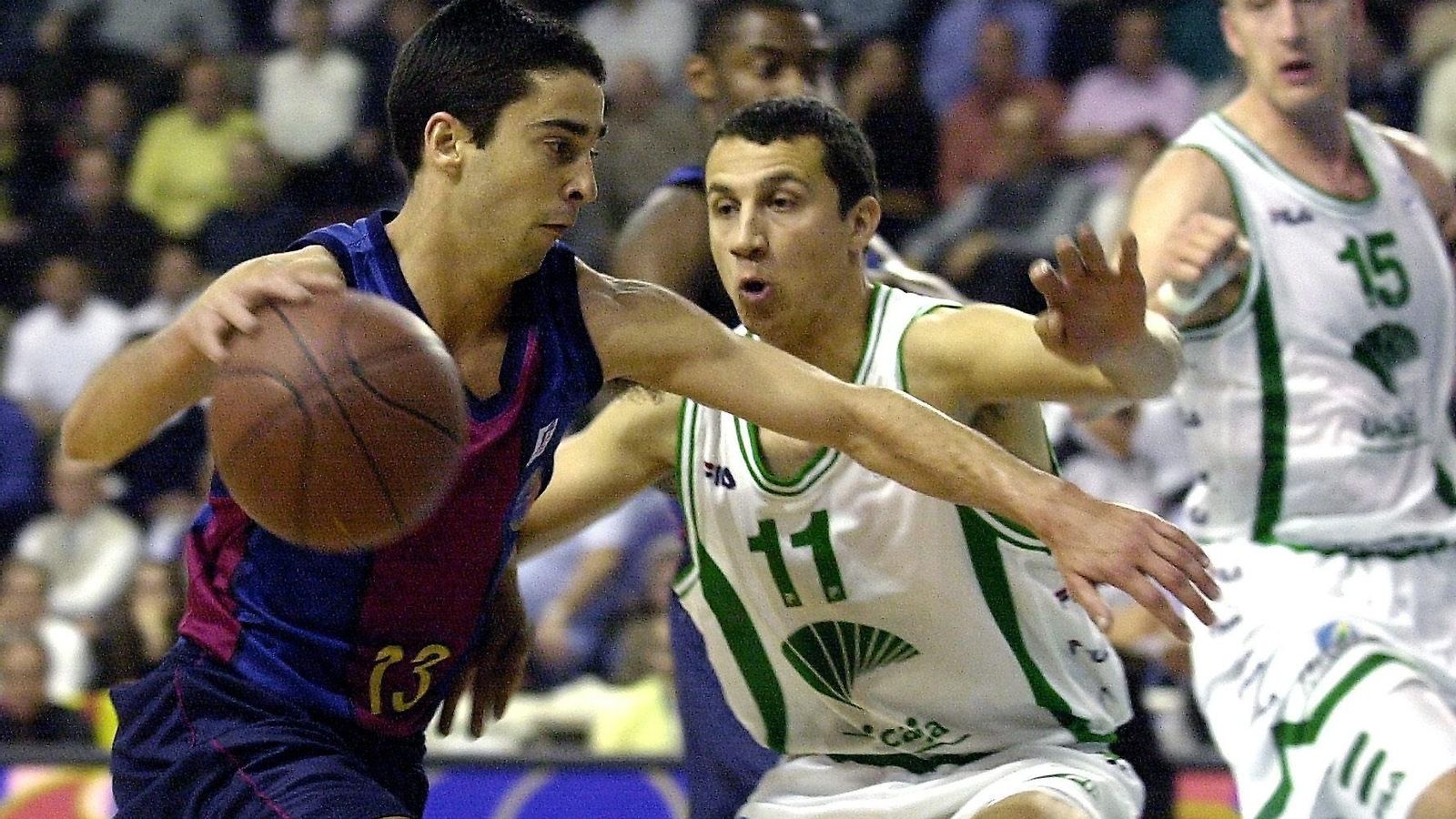 Jesús Lázaro, ante Navarro en 2000.