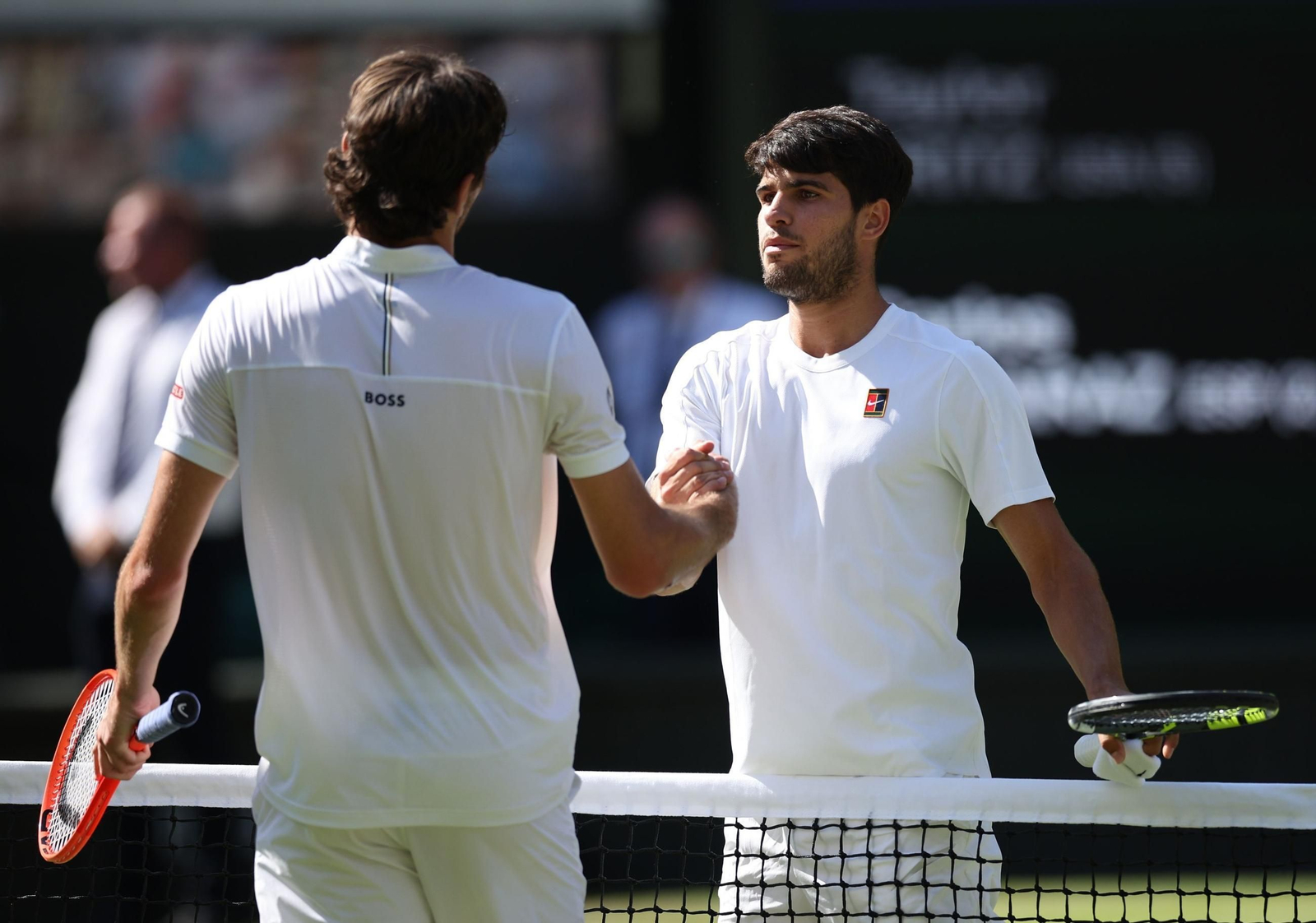 Las fotos del pase de Alcaraz a la final de Wimbledon Las fotos del pase de Alcaraz a la final de Wimbledon
