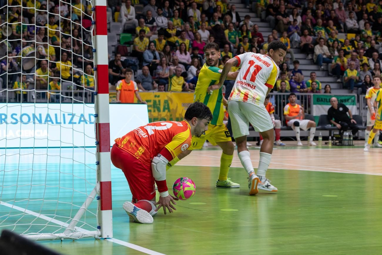 Las mejores fotos de la goleada del Jaén Paraíso Interior FS ante Industrias Santa Coloma