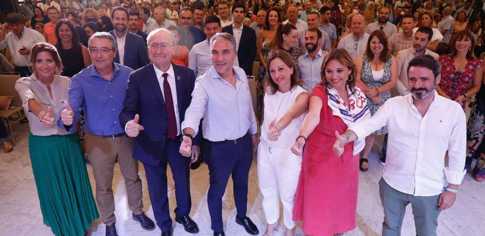 Representantes del PP de Málaga.