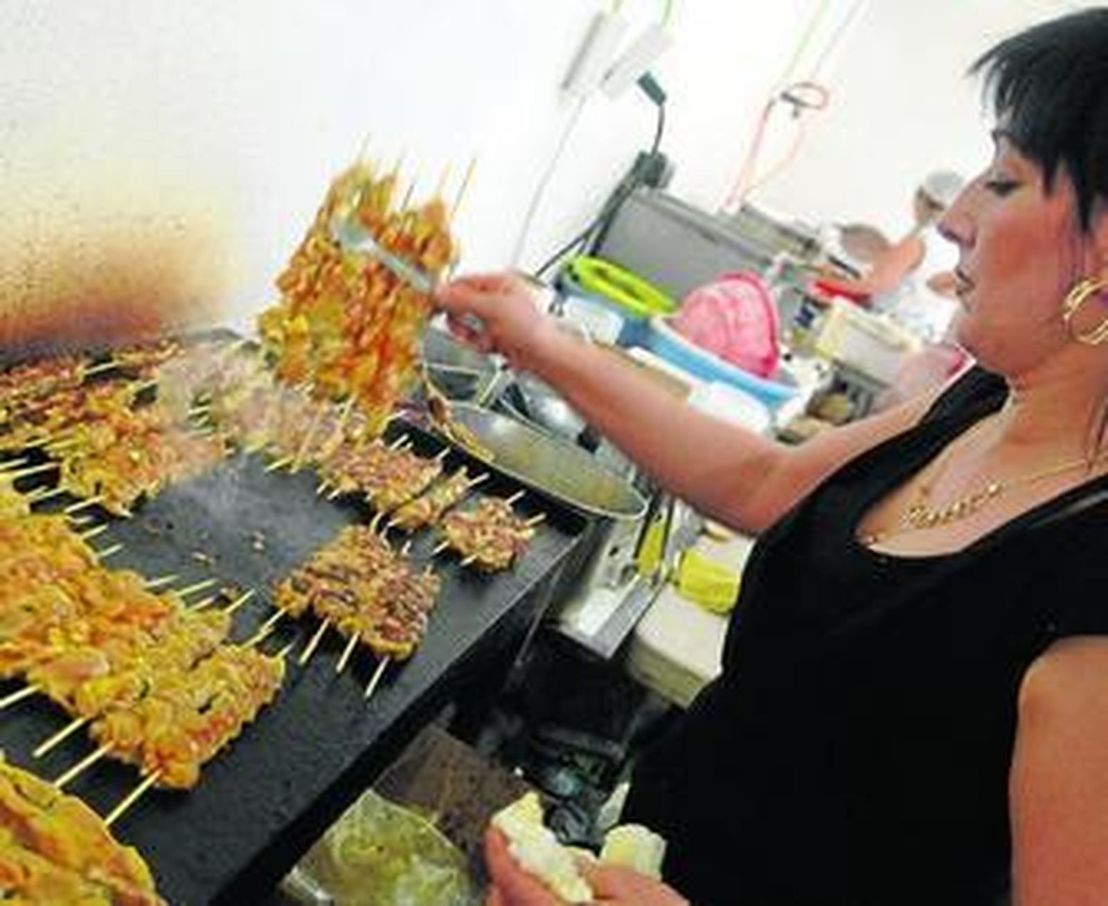 Los cocineros aguantan temperaturas infernales en sus cocinas.