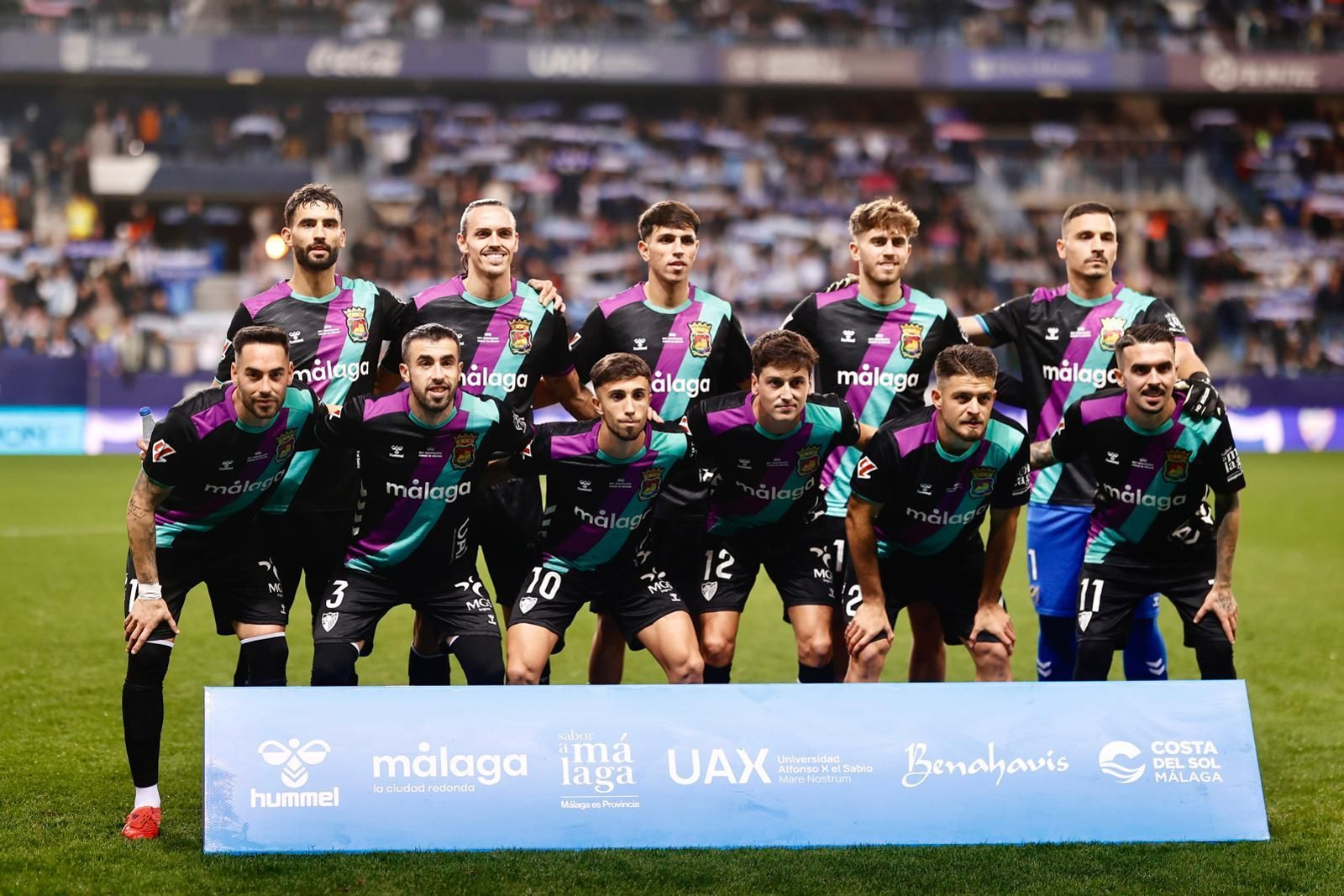 El once del Málaga CF contra el Real Zaragoza