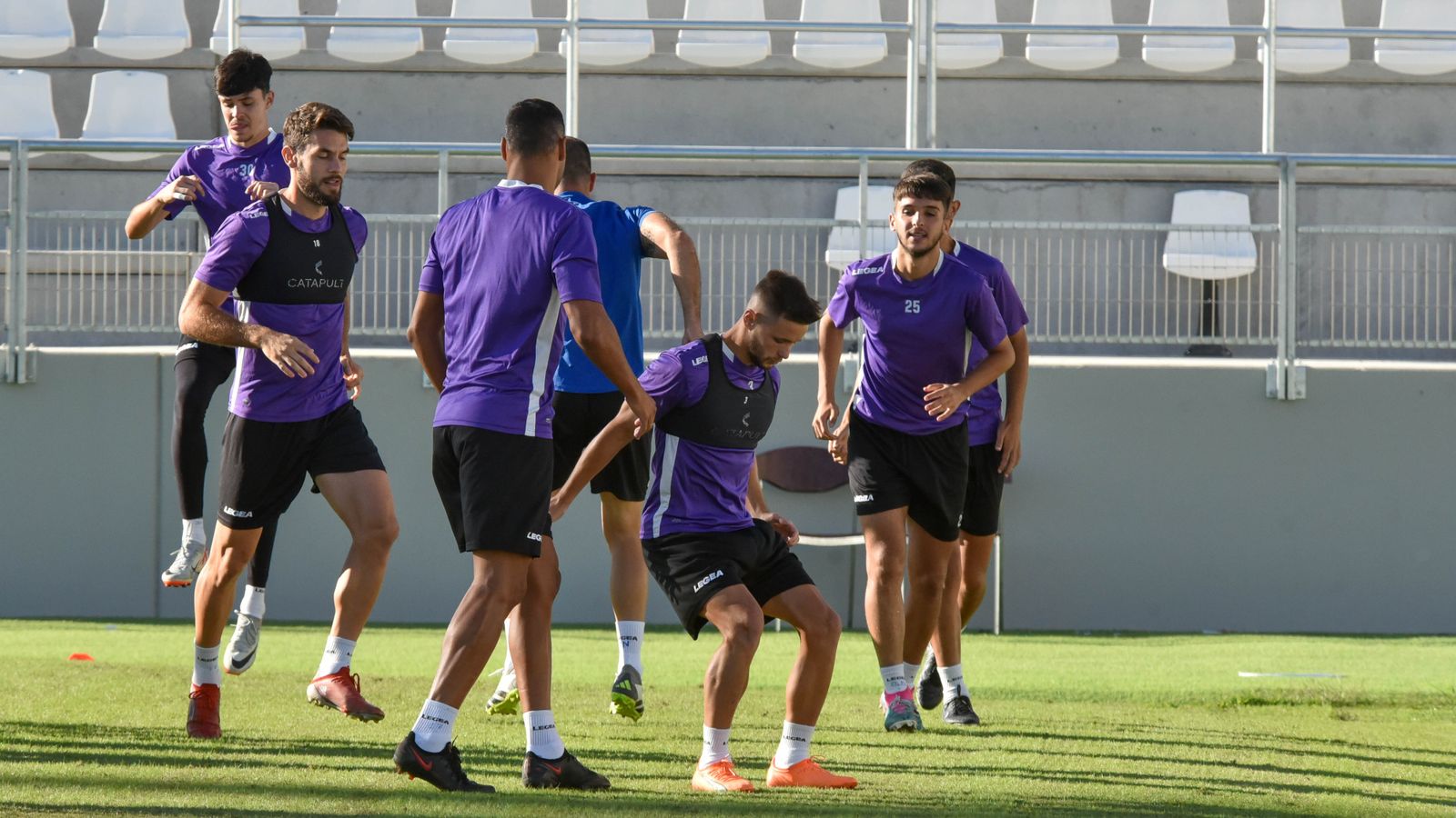Las fotos del entrenamiento de la Balona previo al partido con el Águilas FC