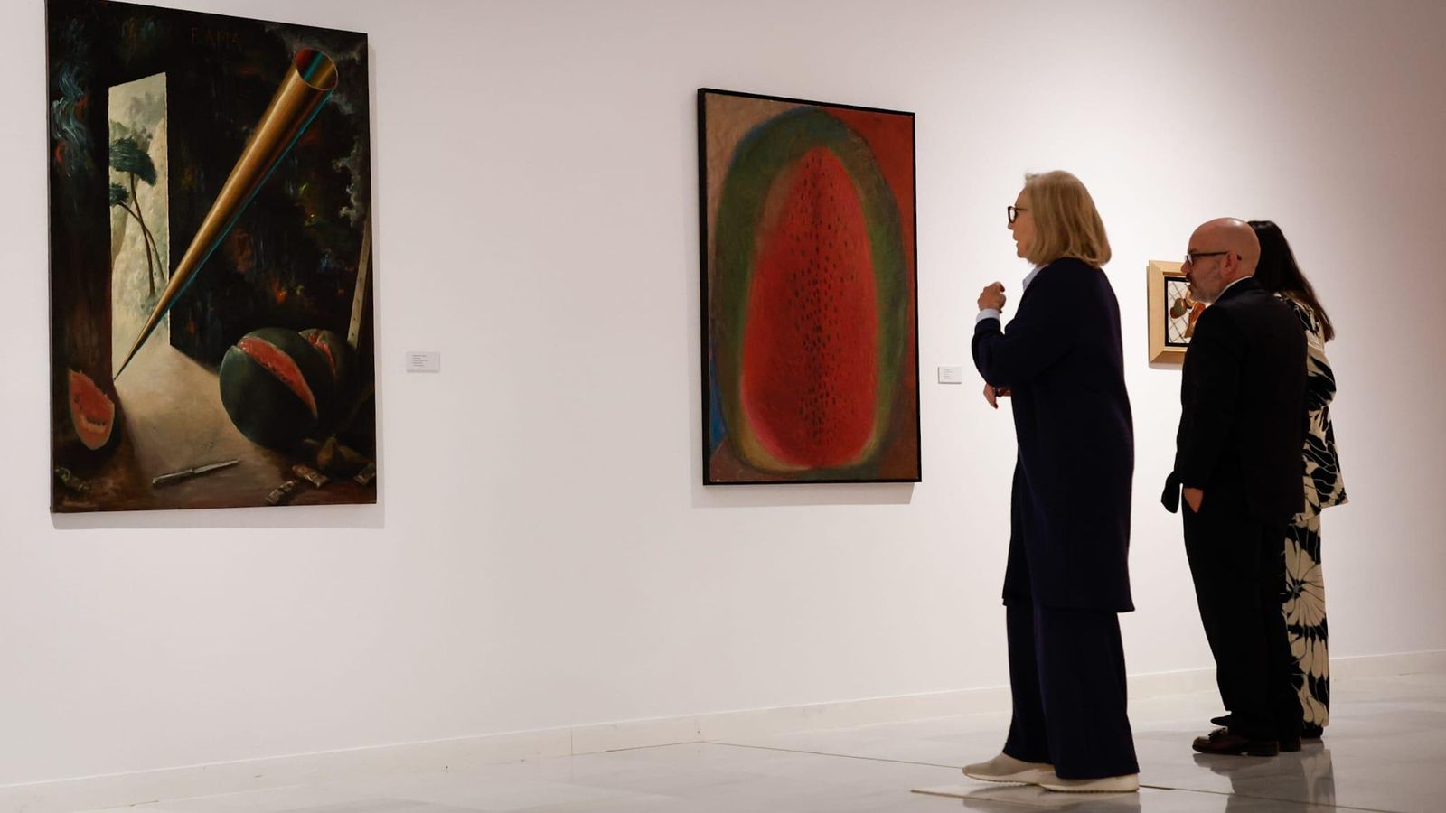 Varias de las piezas que pueden verse en la muestra.