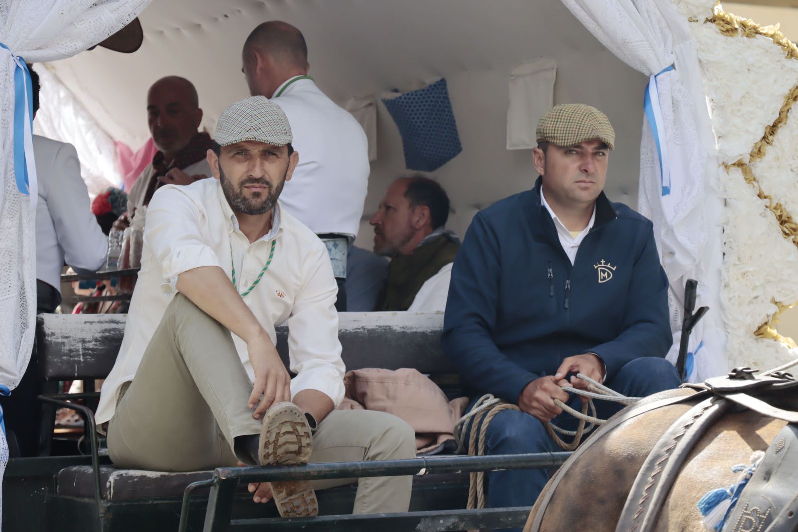 Imágenes de los carros de la Hermandad del Rocío de Huelva