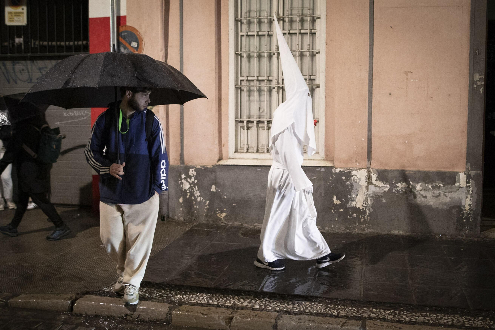 Lluvia en Granada durante la Semana Santa 2024