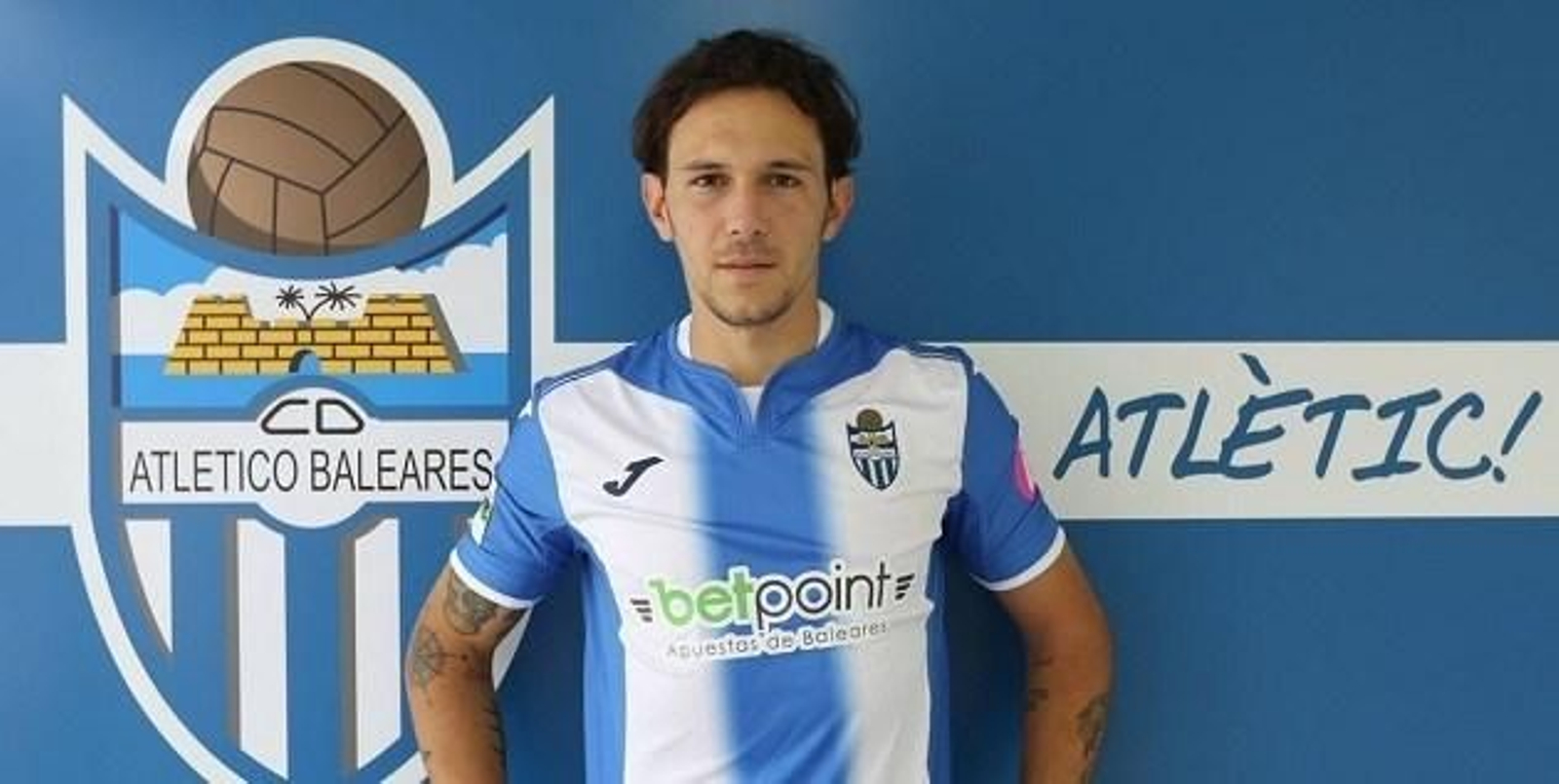 Carlos Expósito, en la imagen oficial del Atlético Baleares