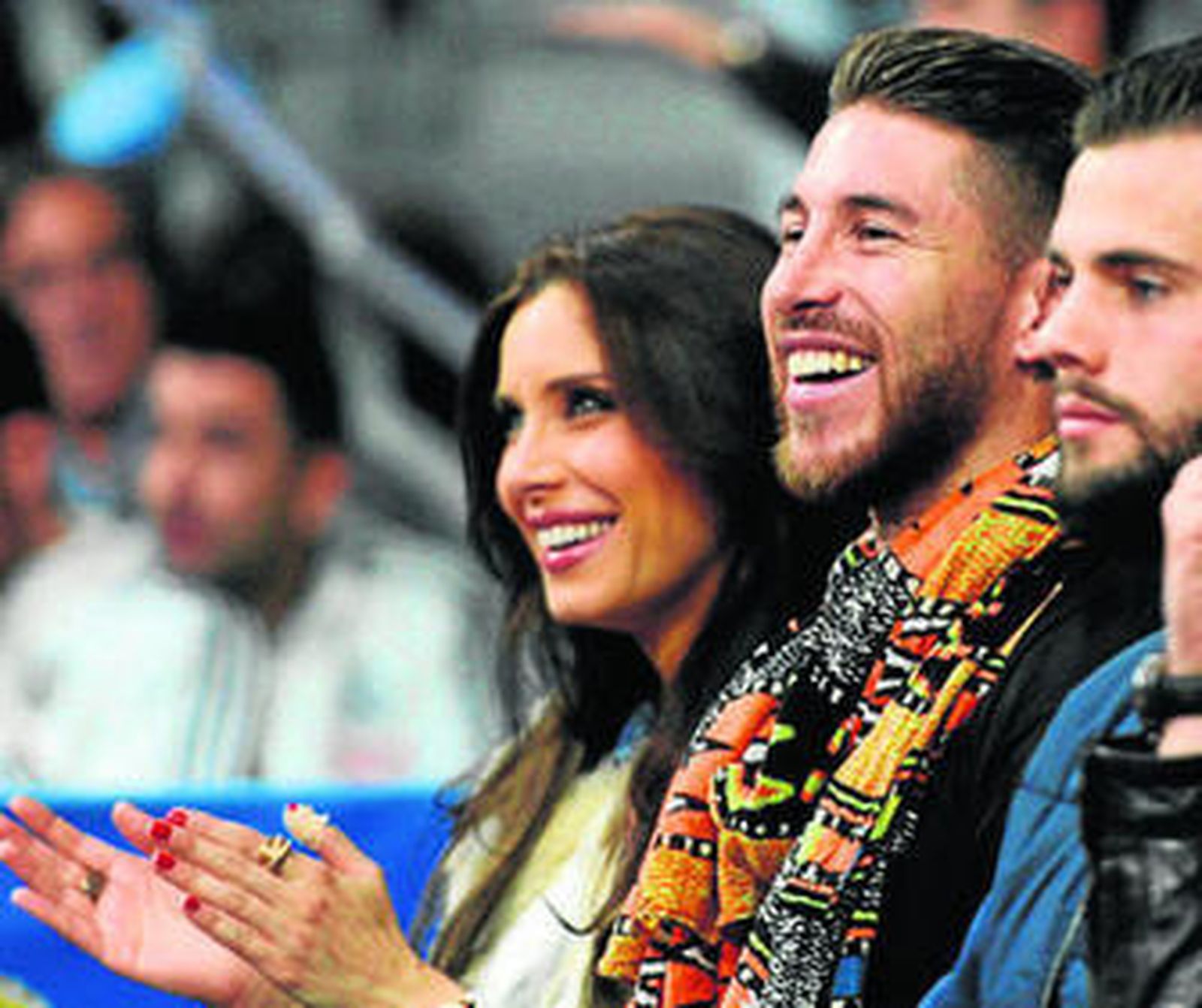 Pilar y Sergio, escapada sin niños para ver el básket