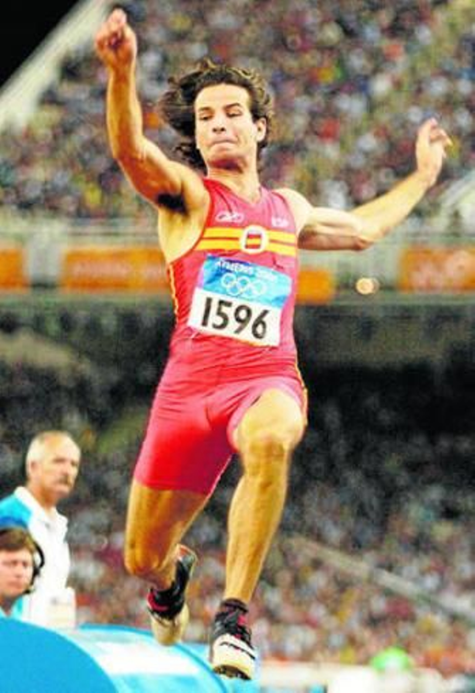 Yago Lamela, durante una competición en el año 2004.