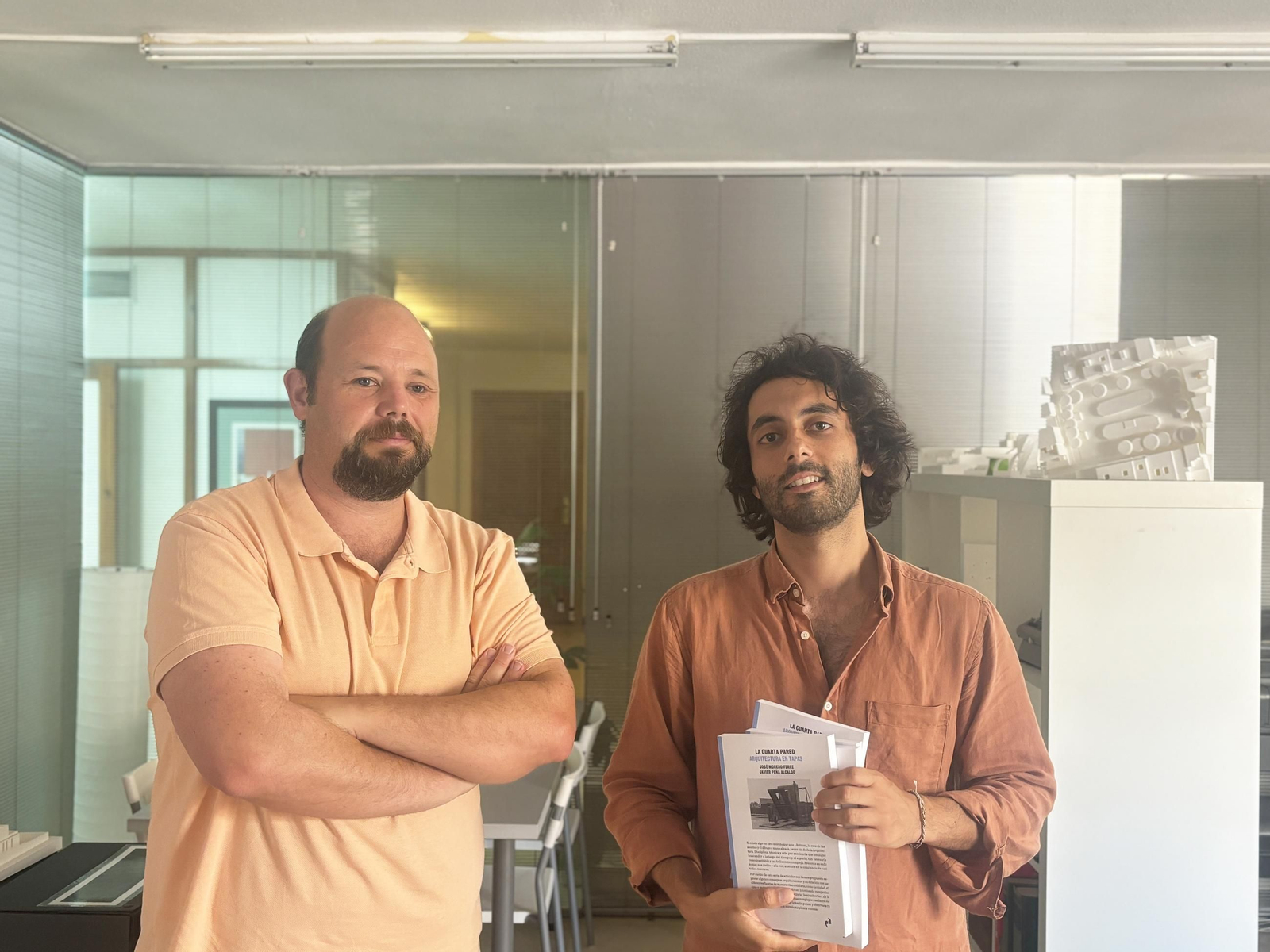 Javier Peña y José Moreno, autores de la obra.