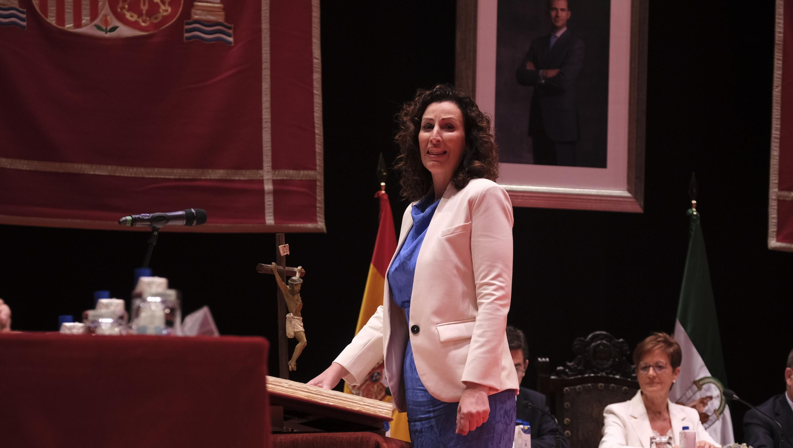 Imágenes de la constitución de la Corporación Municipal de almería, con María Vázquez como Alcaldesa