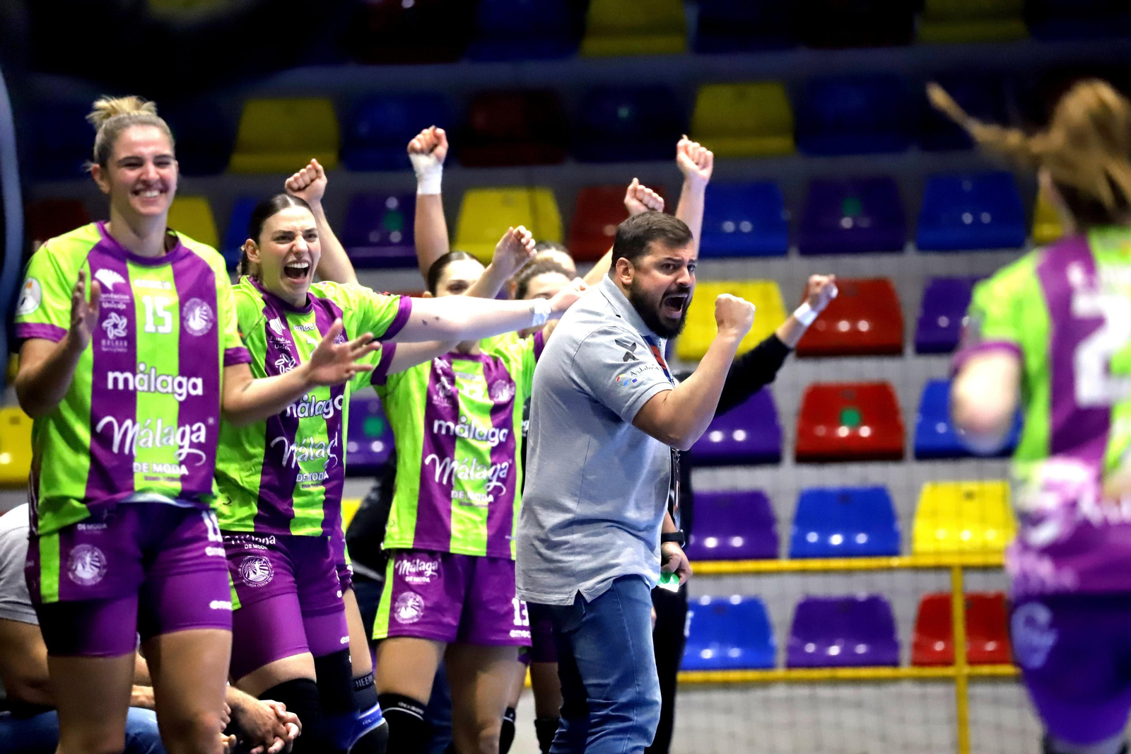 El Costa del Sol Málaga - Targu Jiu de la EHF European League, en fotos