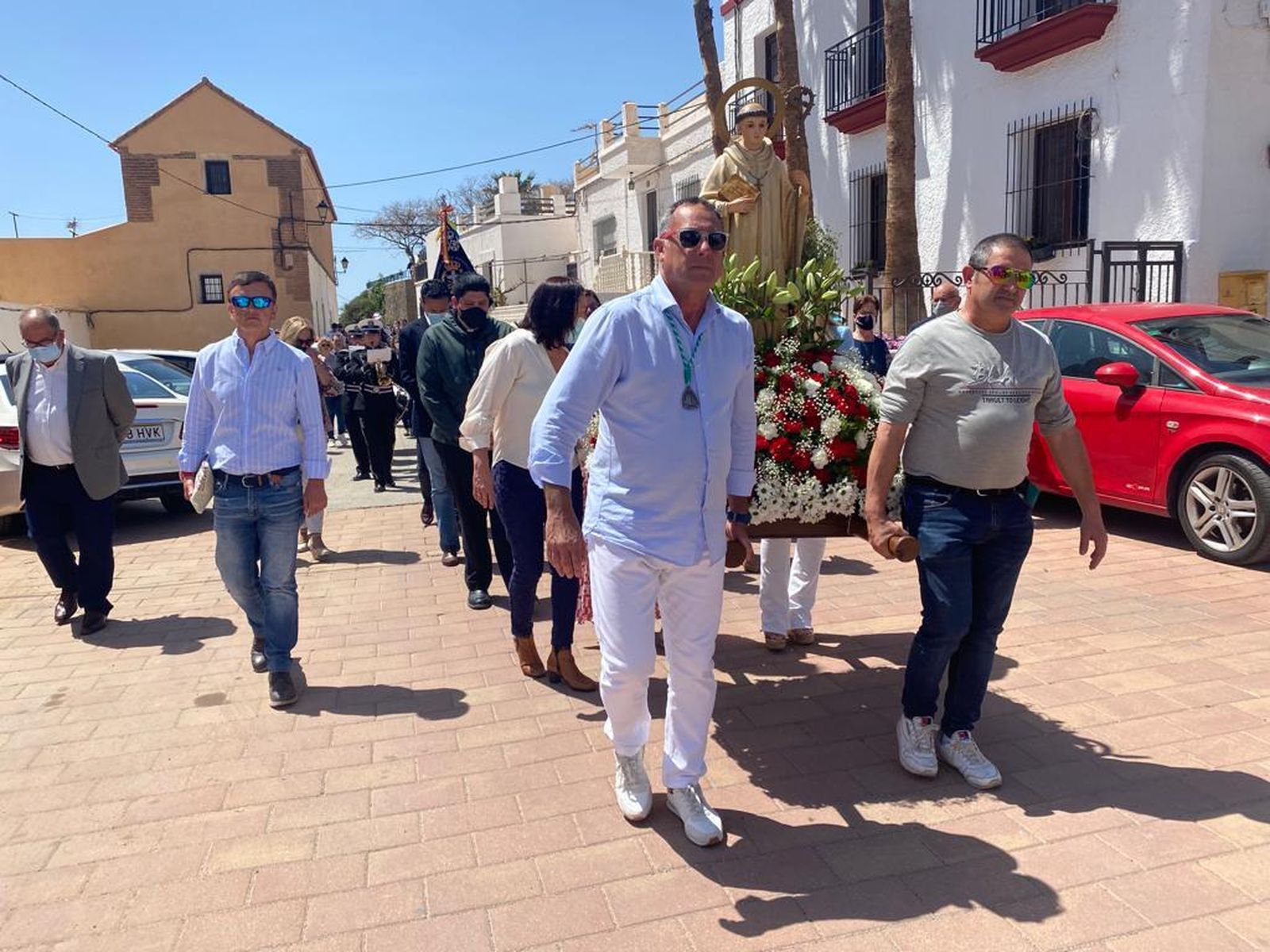 Momento de la procesión.