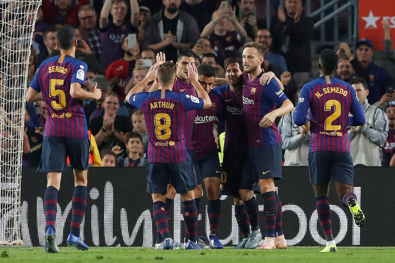 Las imágenes del Barcelona-Sevilla