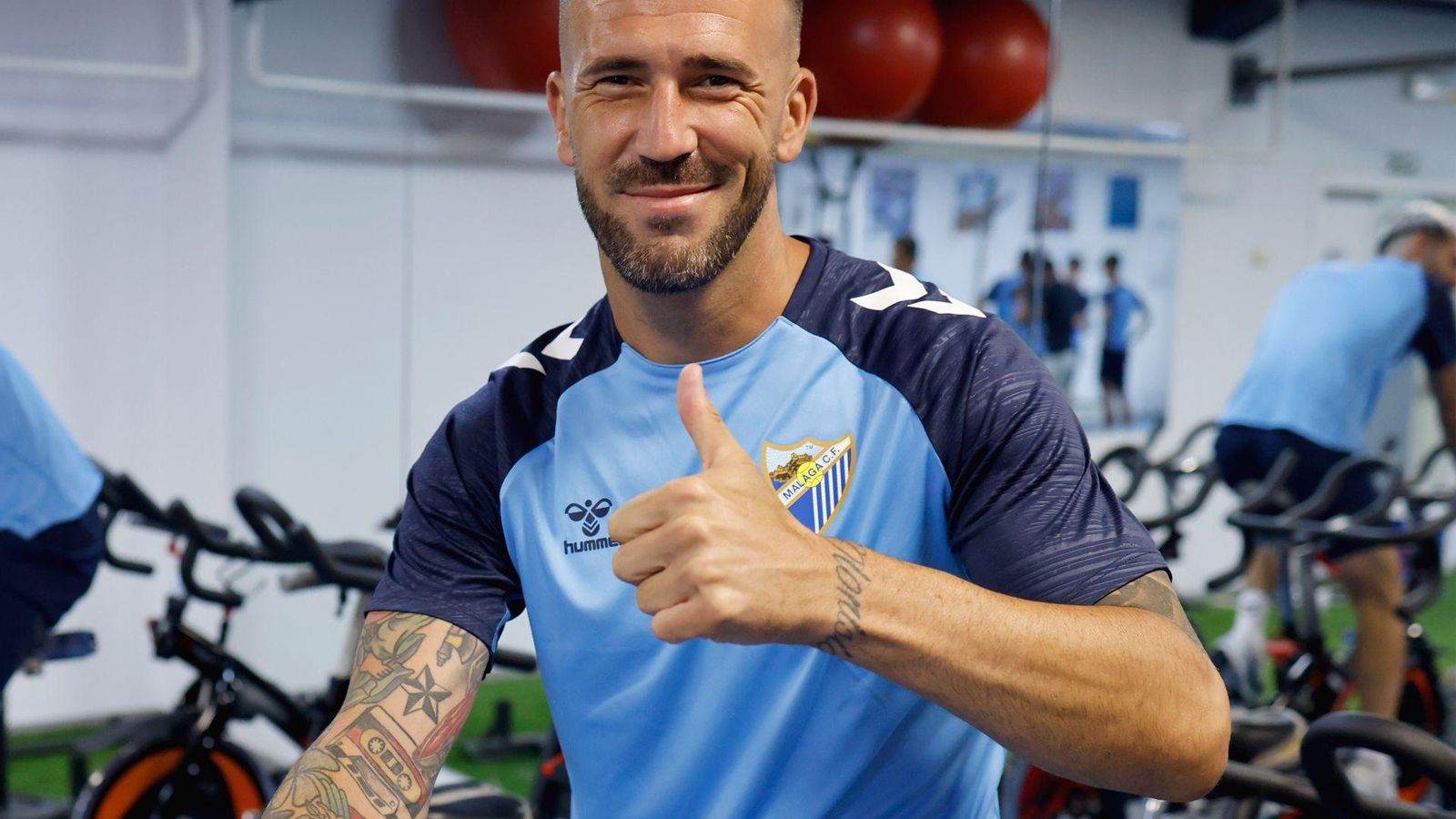 La nueva ropa de entrenamiento del Málaga CF