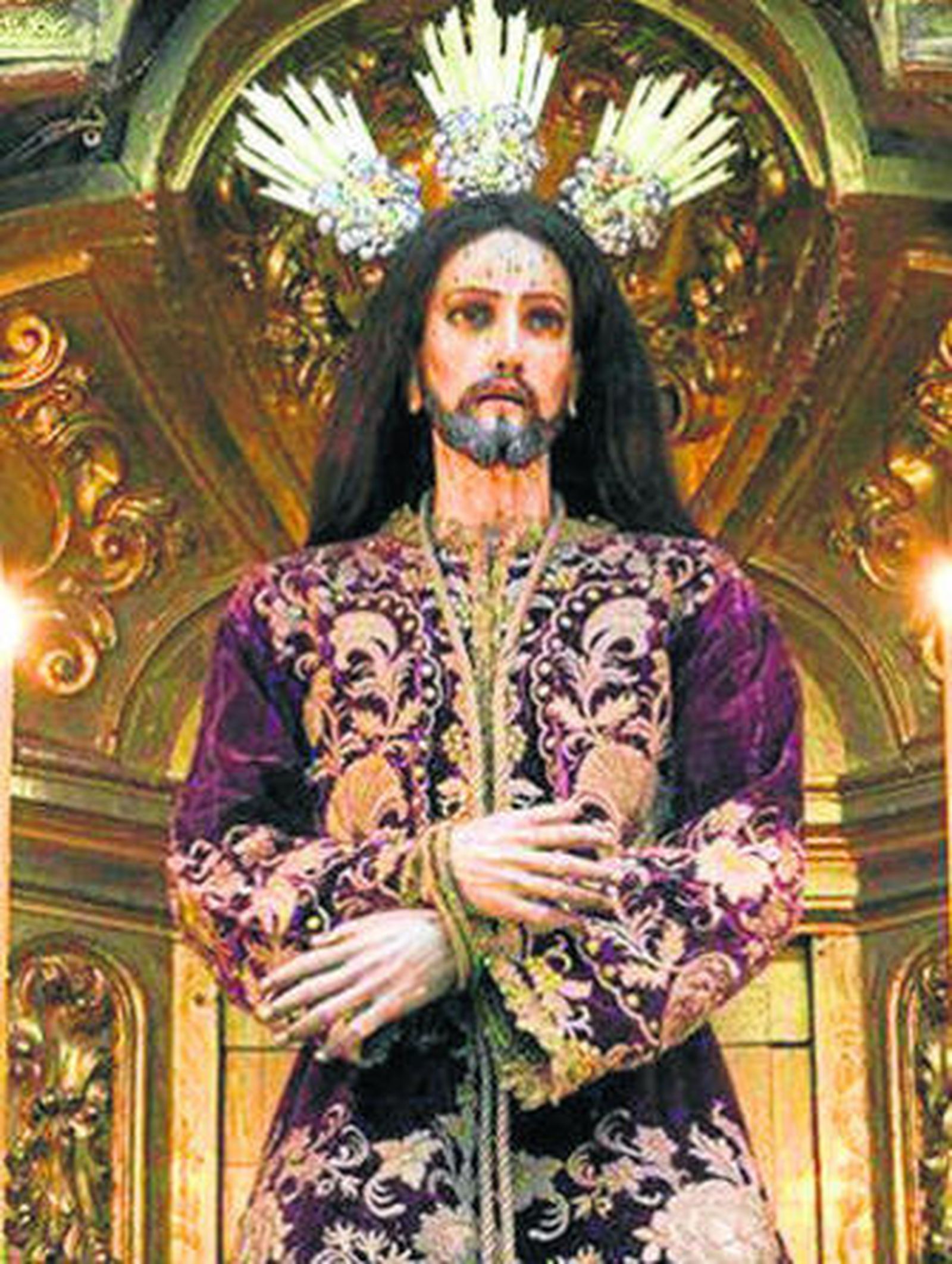 La imagen del Prendimiento que se venera en el monasterio de la Piedad.