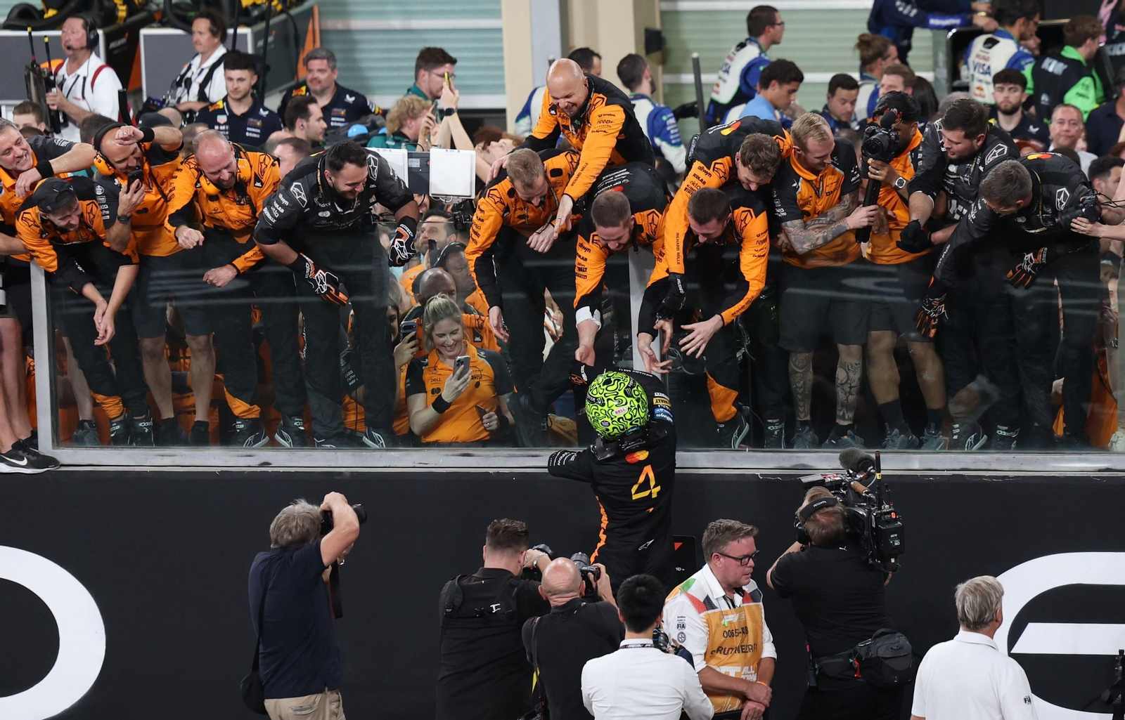 Las fotos del título mundial de Lando Norris en la Fórmula 1