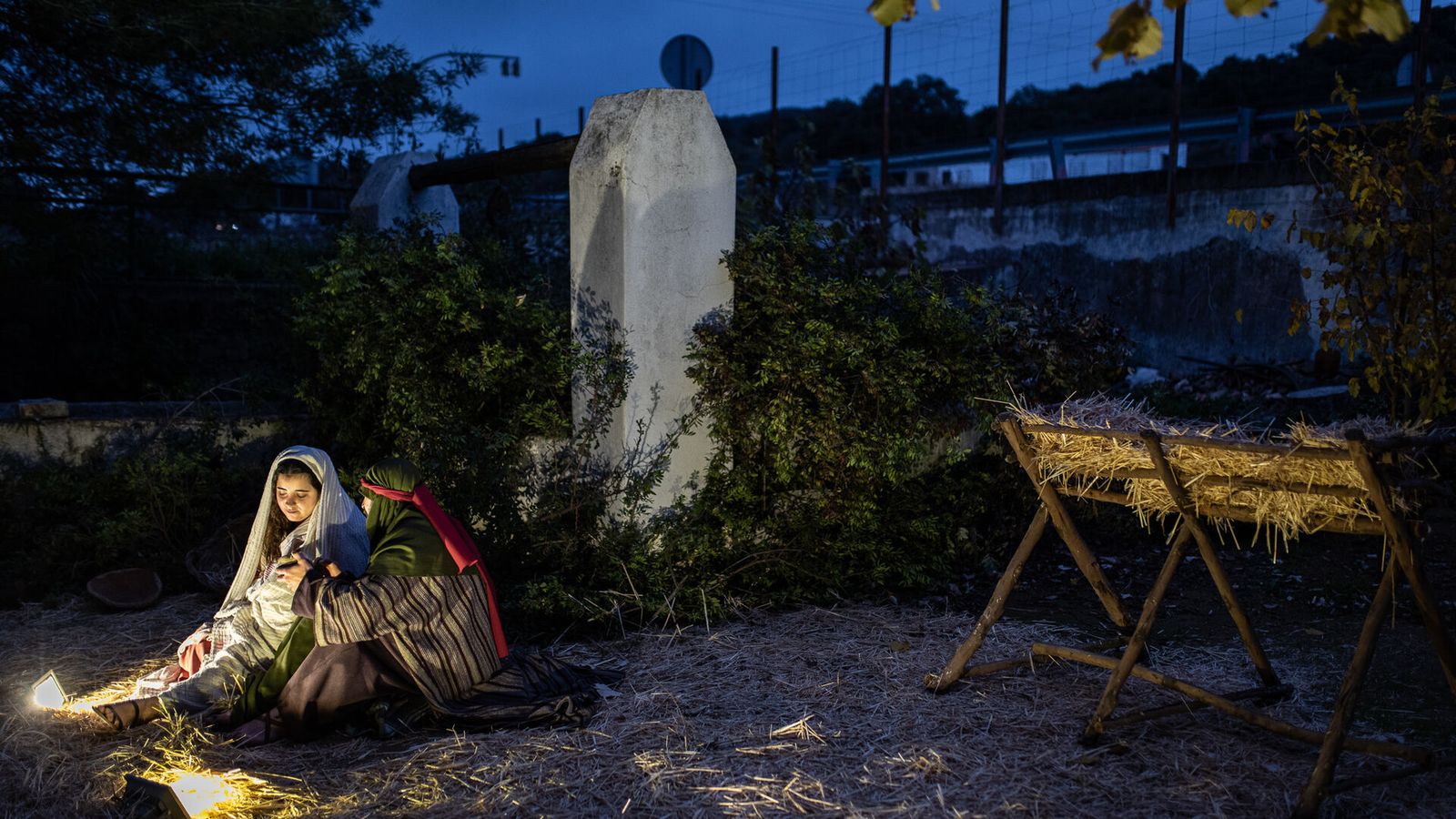 El Belén viviente de Higuera de la Sierra en imágenes