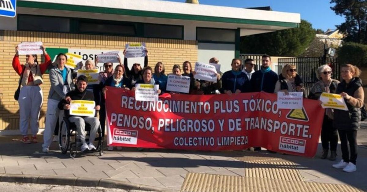 Movilizaciones de las trabajadoras de la limpieza del hospital de San ...