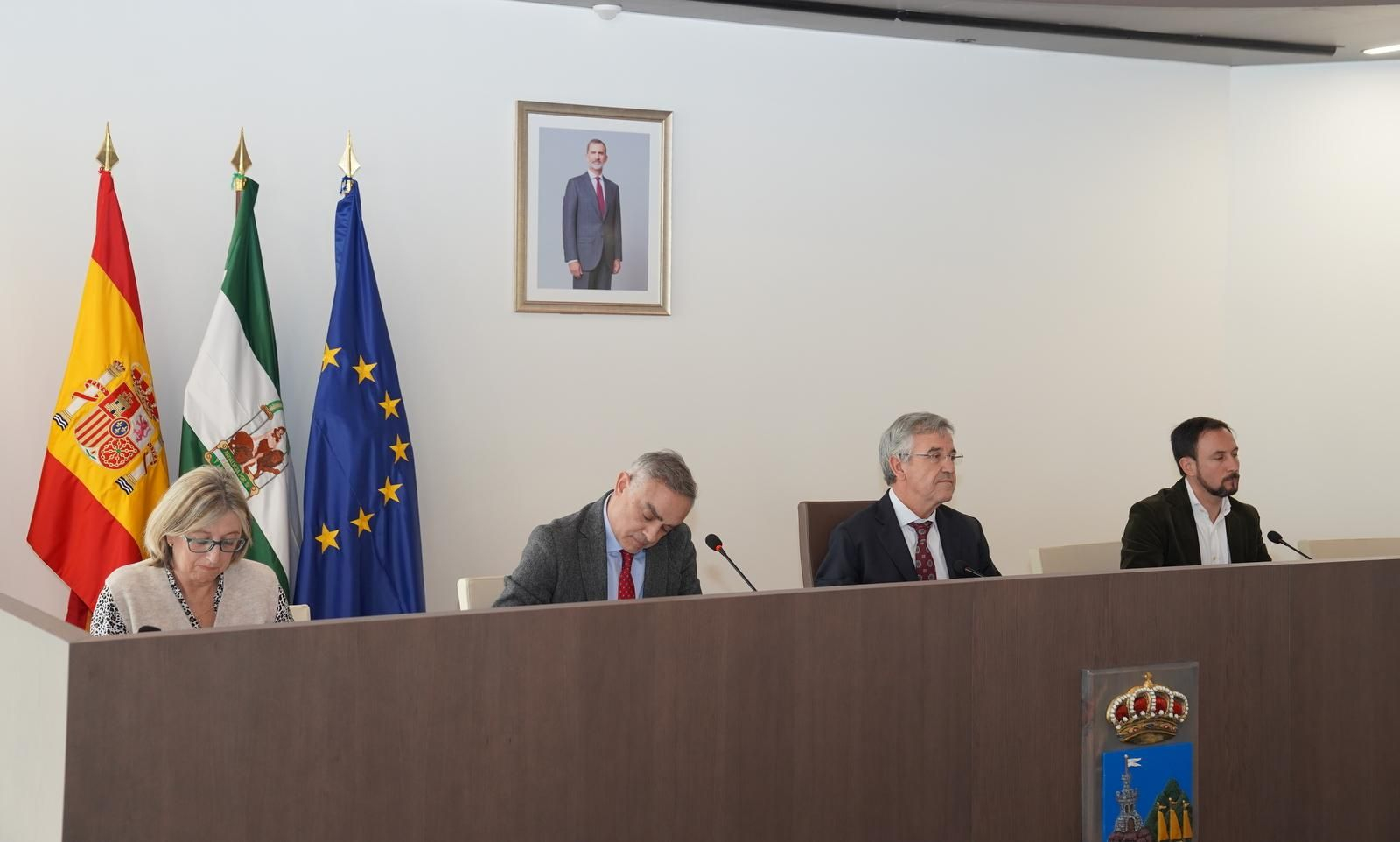 Un momento del Pleno celebrado este viernes.