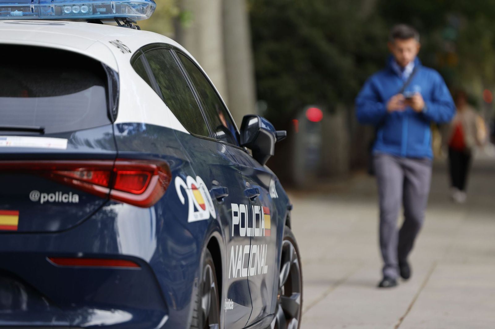 Un coche de la Policia Nacional.