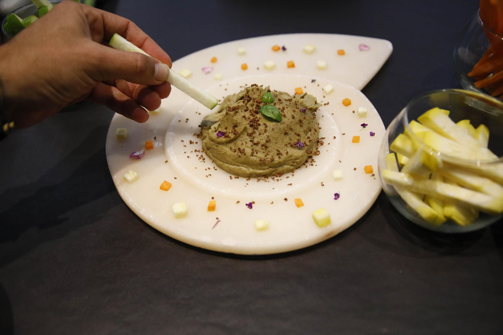 Las imágenes de una nueva variedad de berenjena en Almería