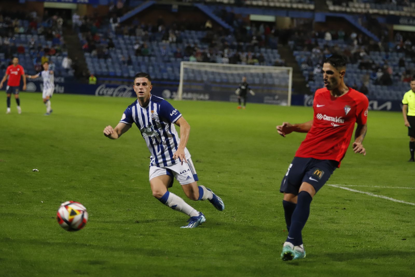 Imágenes del encuentro entre el Recreativo Huelva y el San Fernando