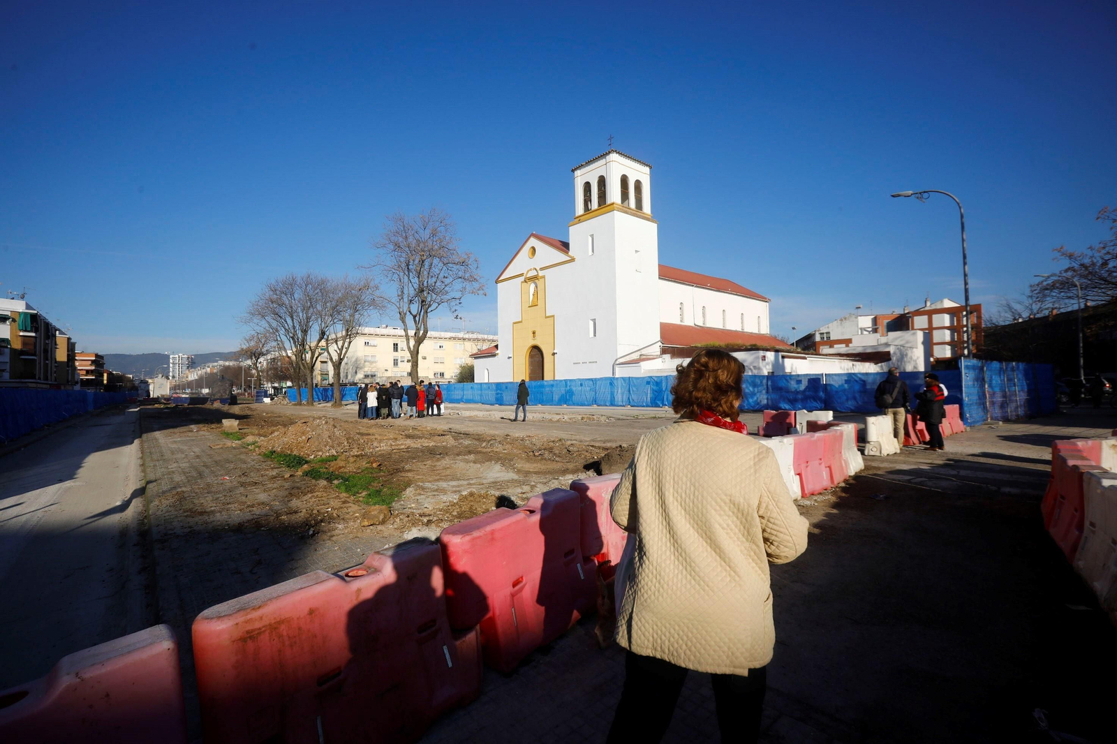 Las obras de la carretera de Trassierra de Córdoba avanzan a buen ritmo Las obras de la carretera de Trassierra de Córdoba avanzan a buen ritmo