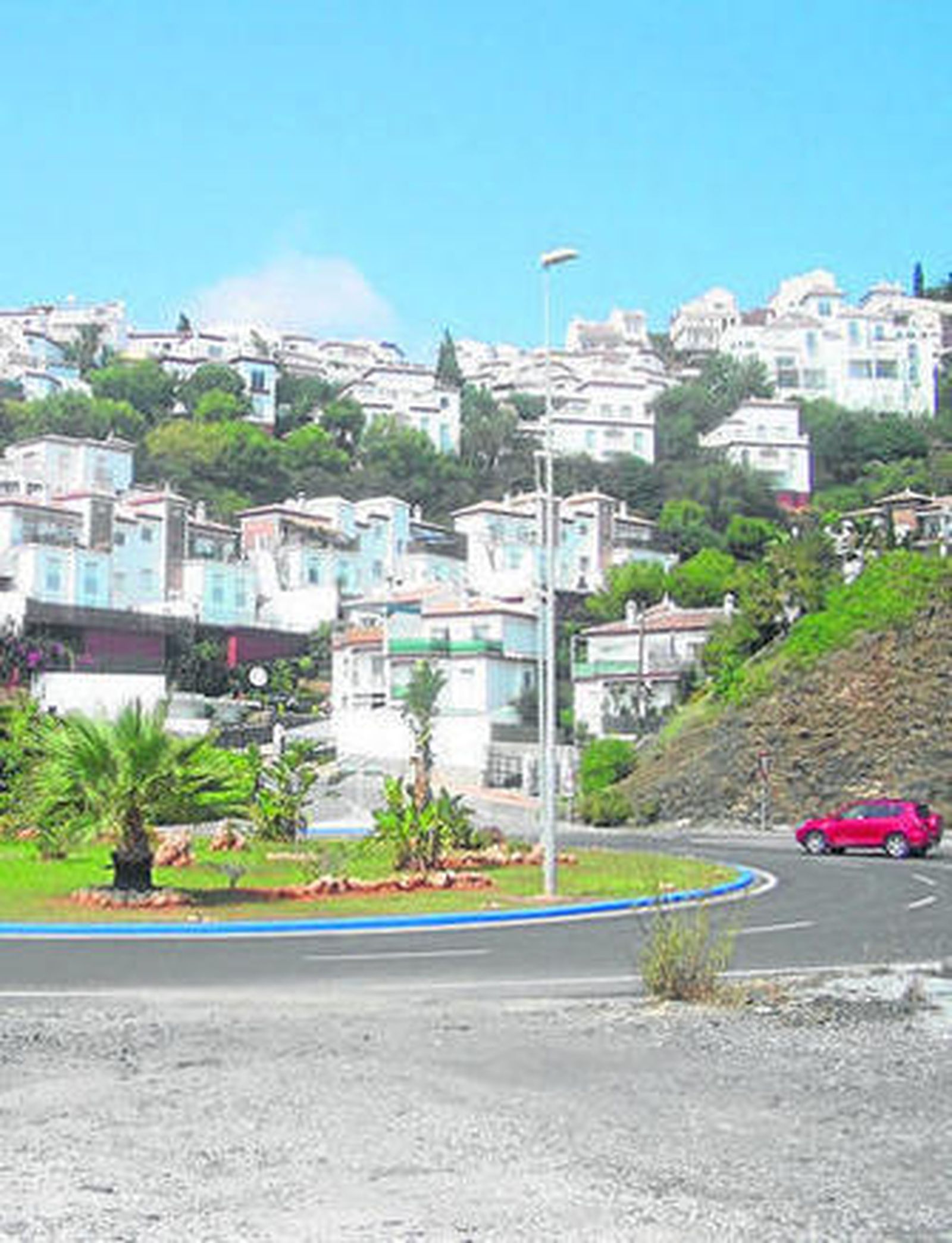 Vista de una urbanización de Nerja.