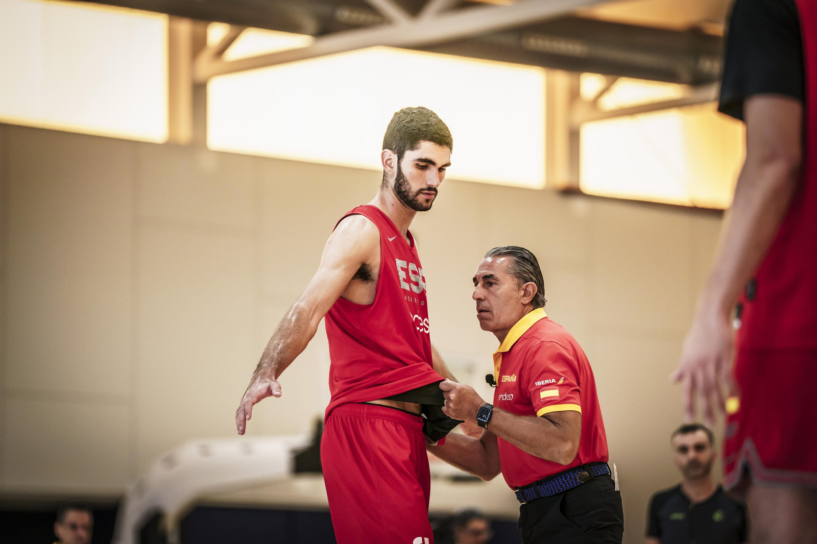 Sesión de la selección española en The Embassy