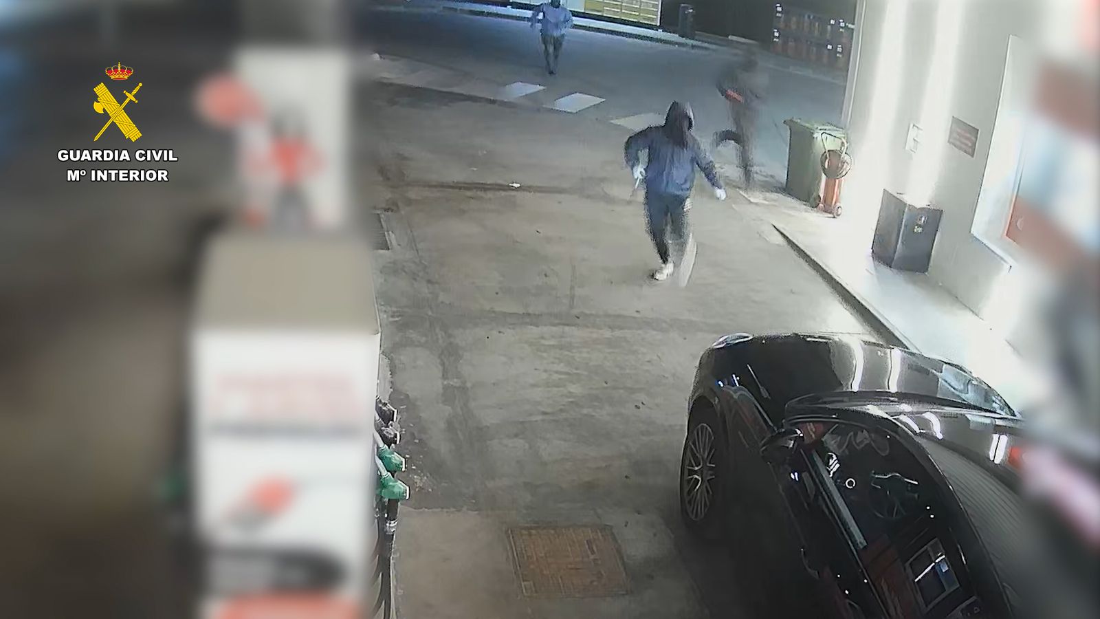 Uno de los atracos de la banda.