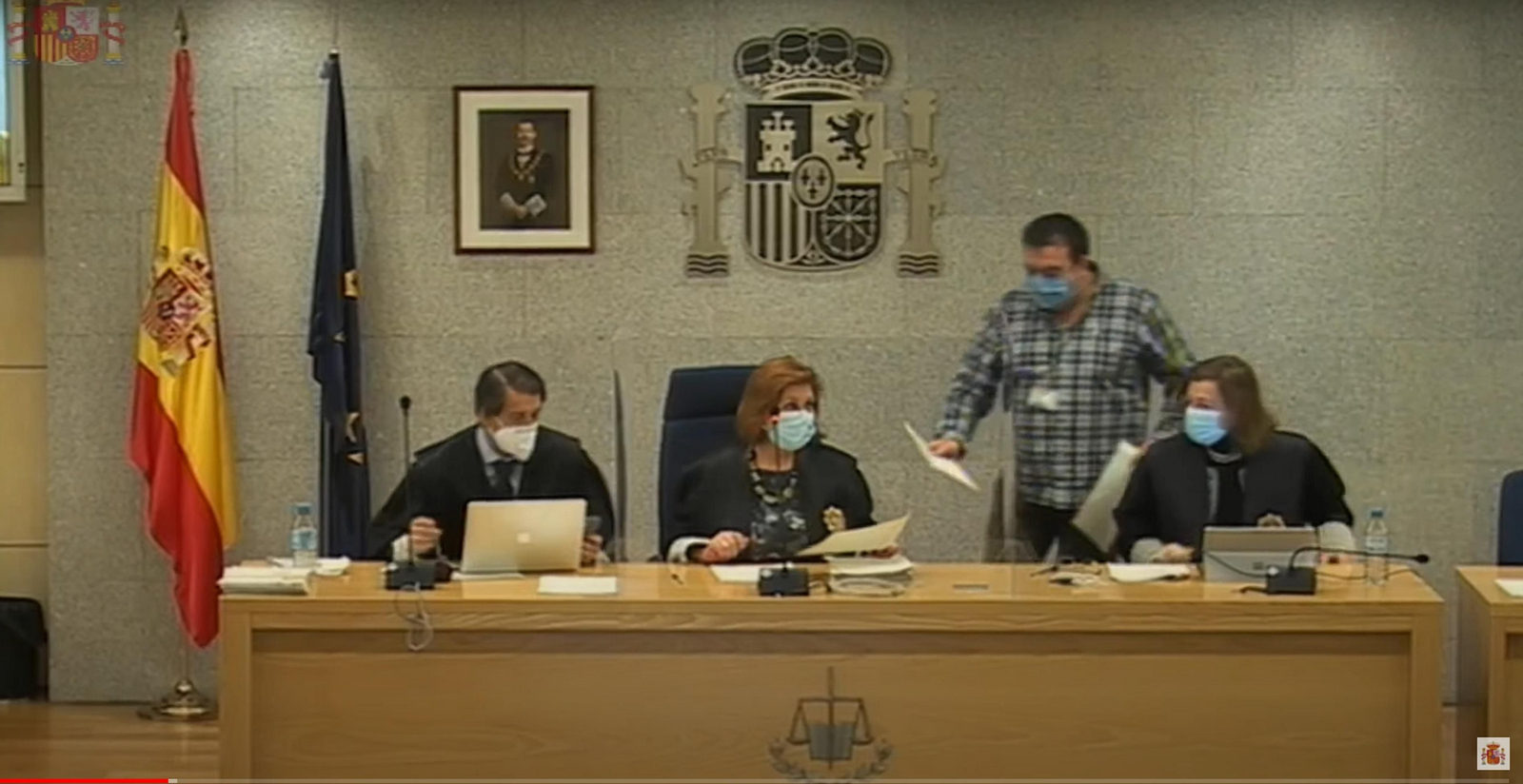 El tribunal de la Audiencia Nacional que juzga el caso Fitonovo.