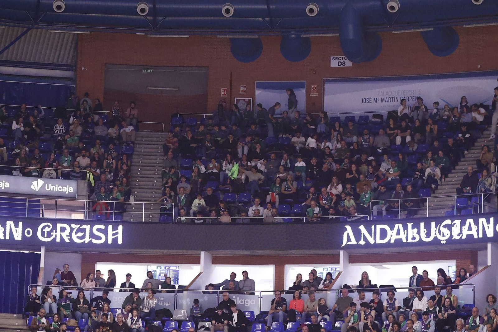 Búscate en las gradas del Carpena en el Unicaja-San Pablo Burgos