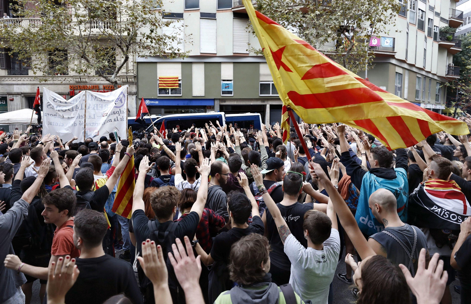 Jornada de protestas en Cataluña
