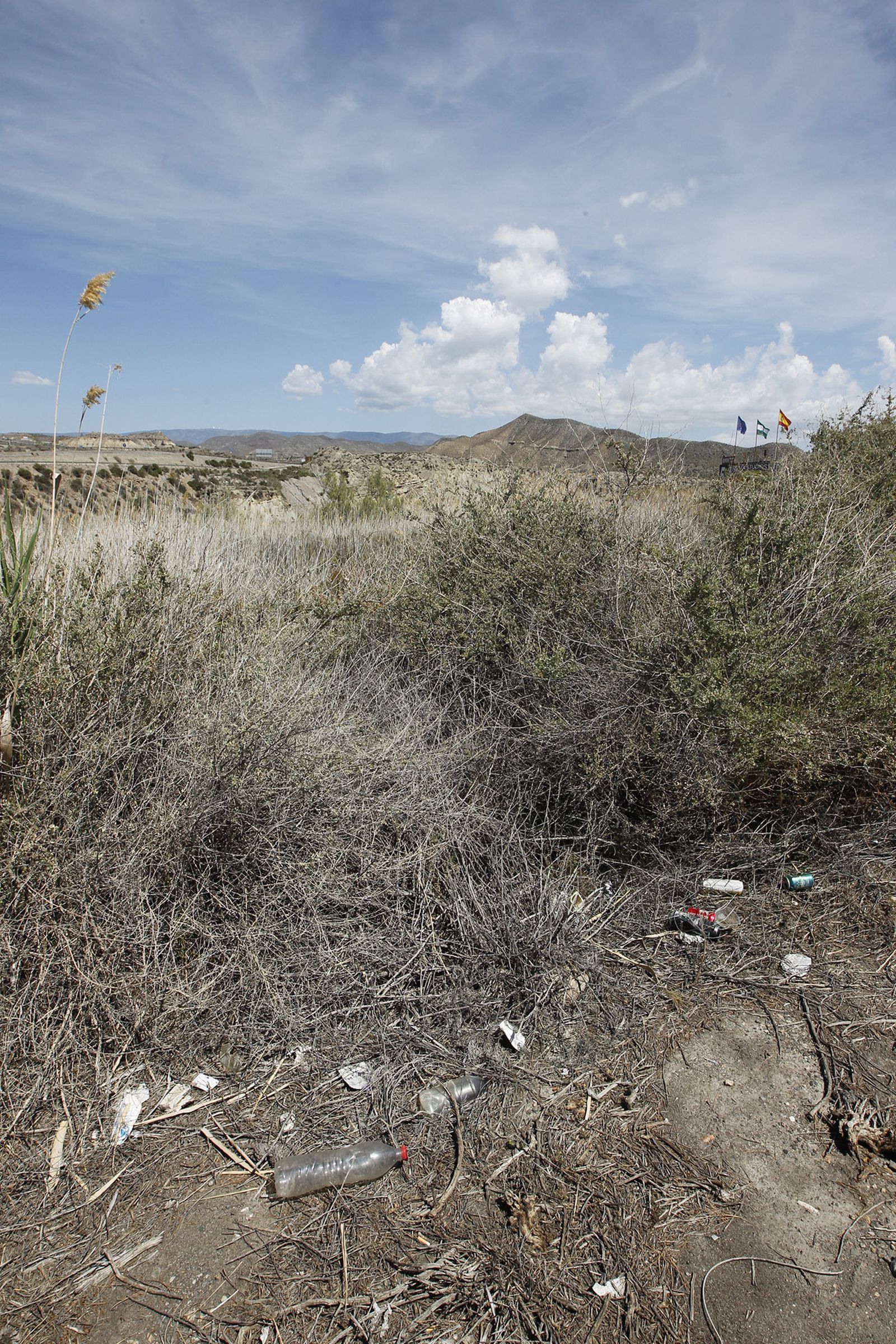 Fotogalería basura en el Desierto de Tabernas