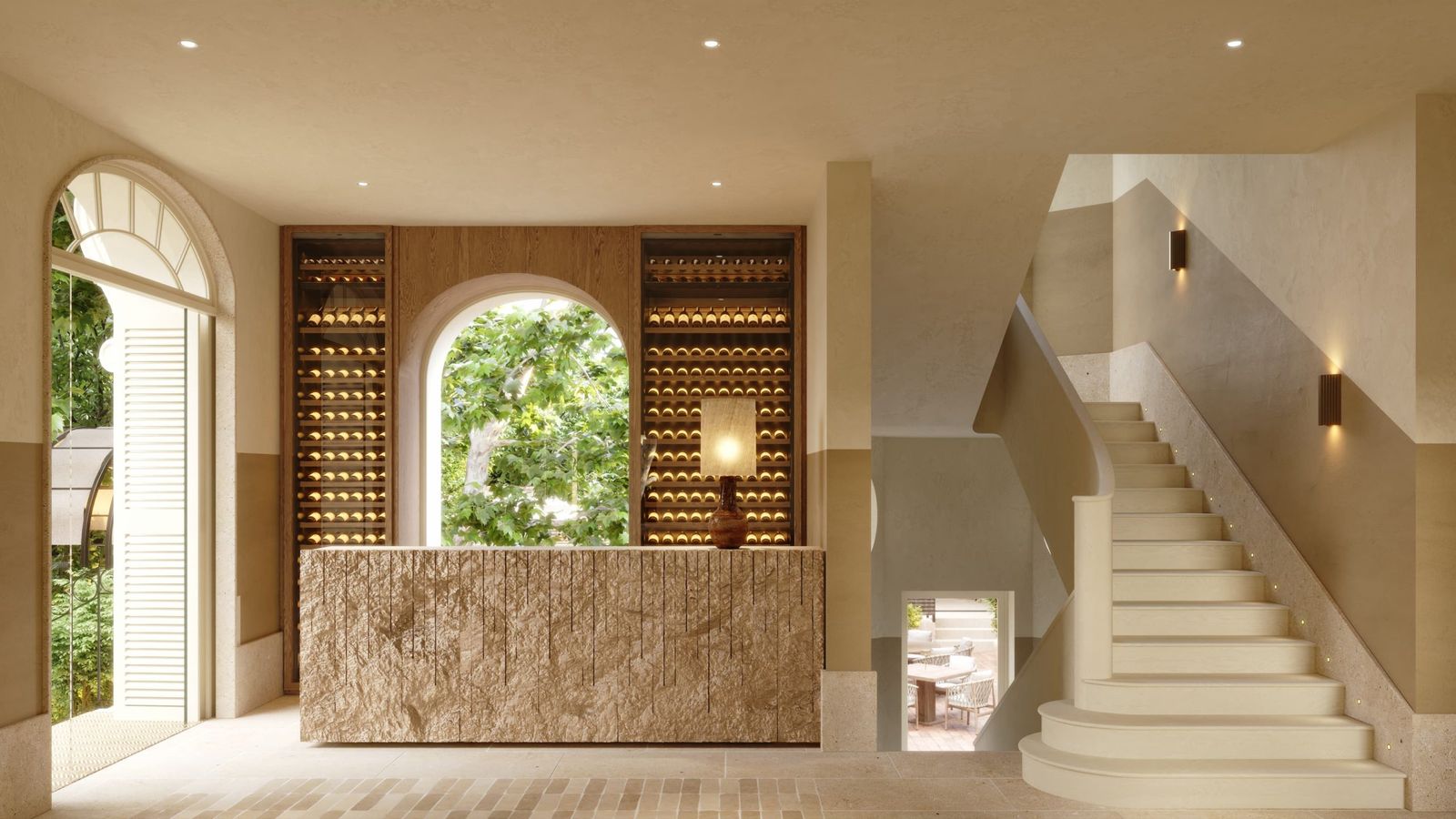 Entrada al restaurante