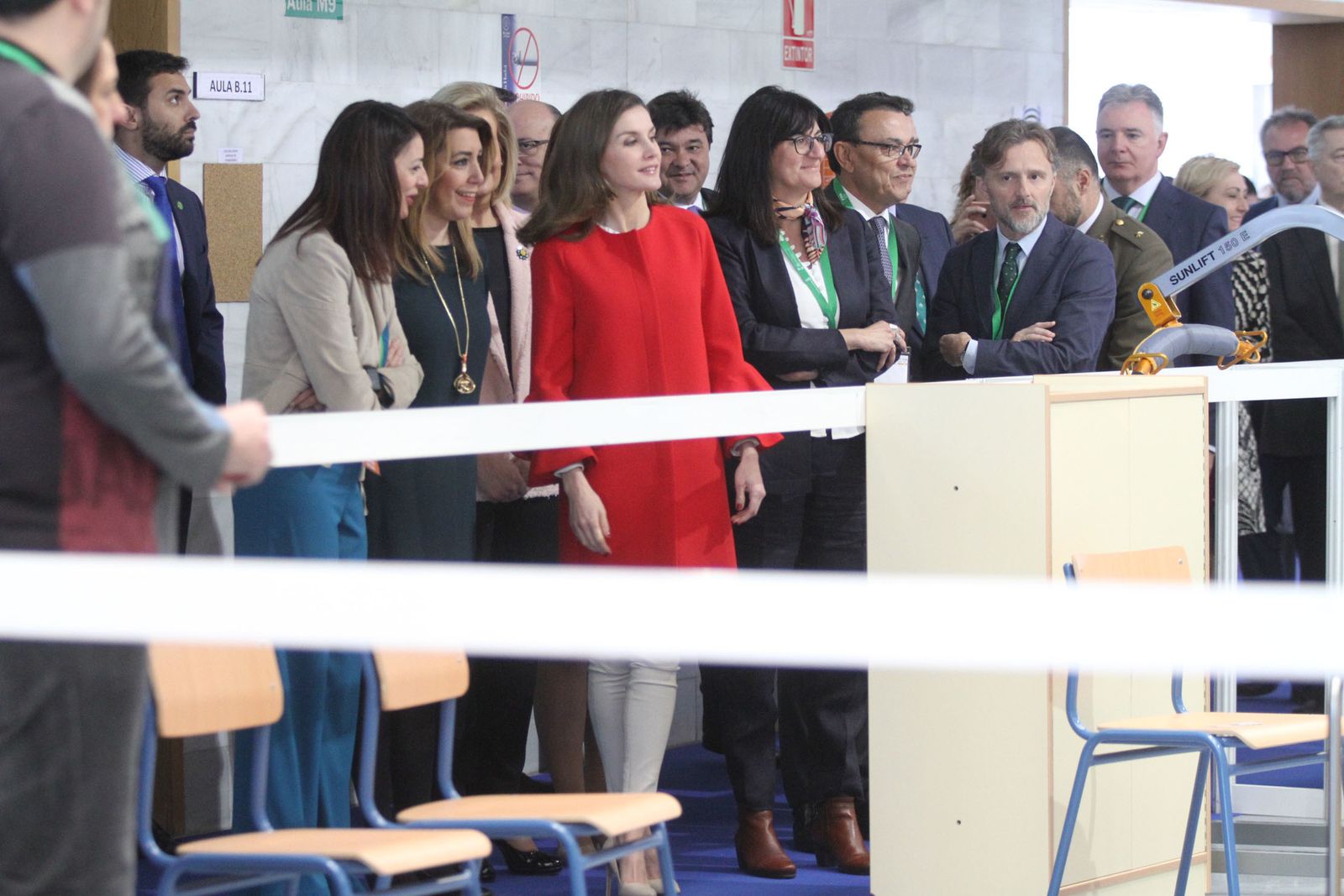 Imágenes de la visita de la reina Letizia a Huelva