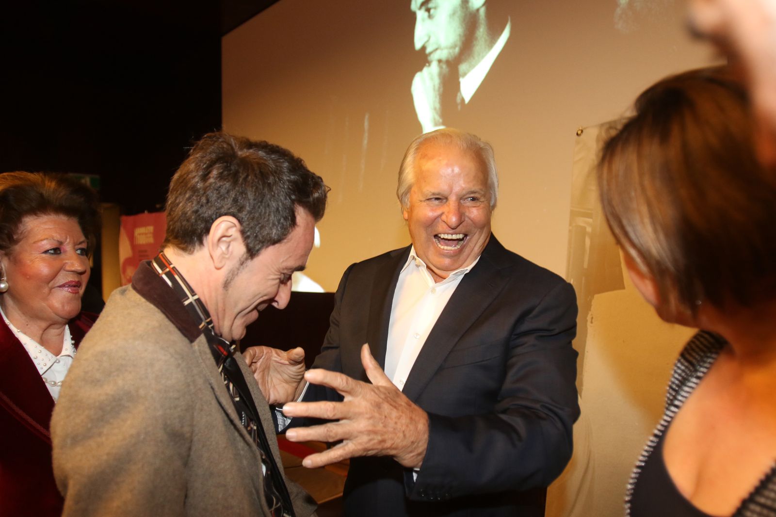 Manuel Benítez durante los actos del centenario de Manolete.