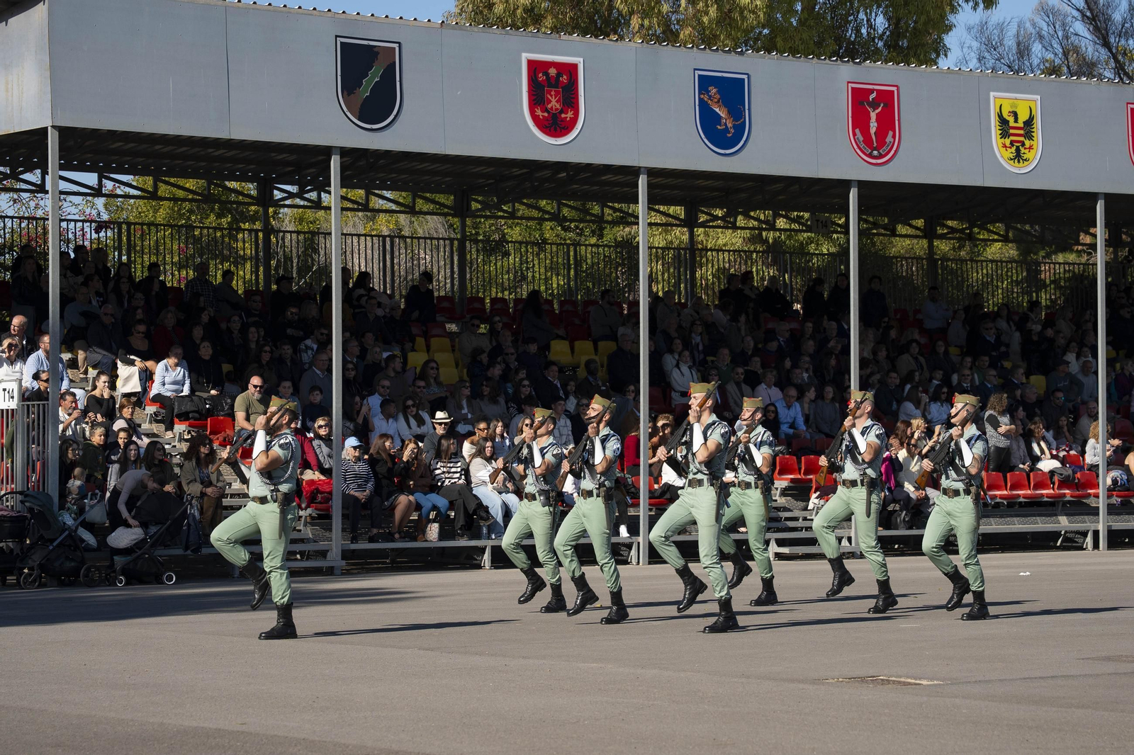Así conmemora el día de la Inmaculada Concepción la Brigada de la Legión en Almería y despide al contingente que parte a Eslovaquia