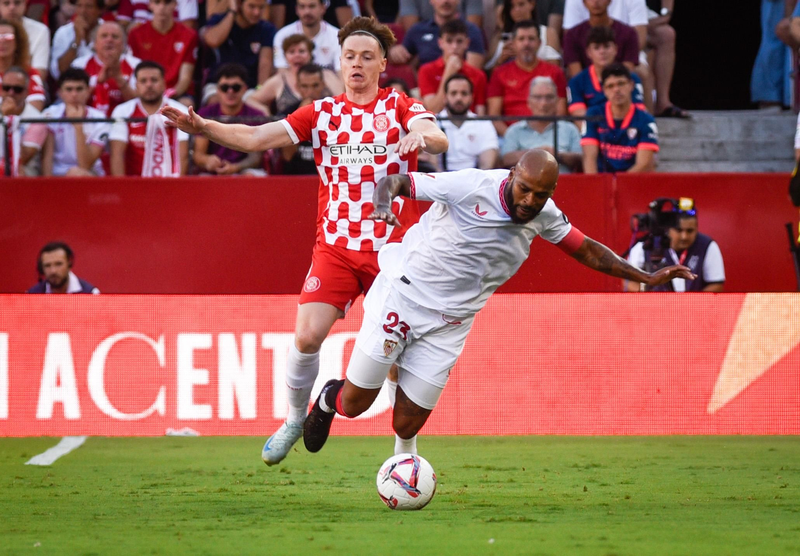 Las imágenes del Sevilla FC - Girona FC