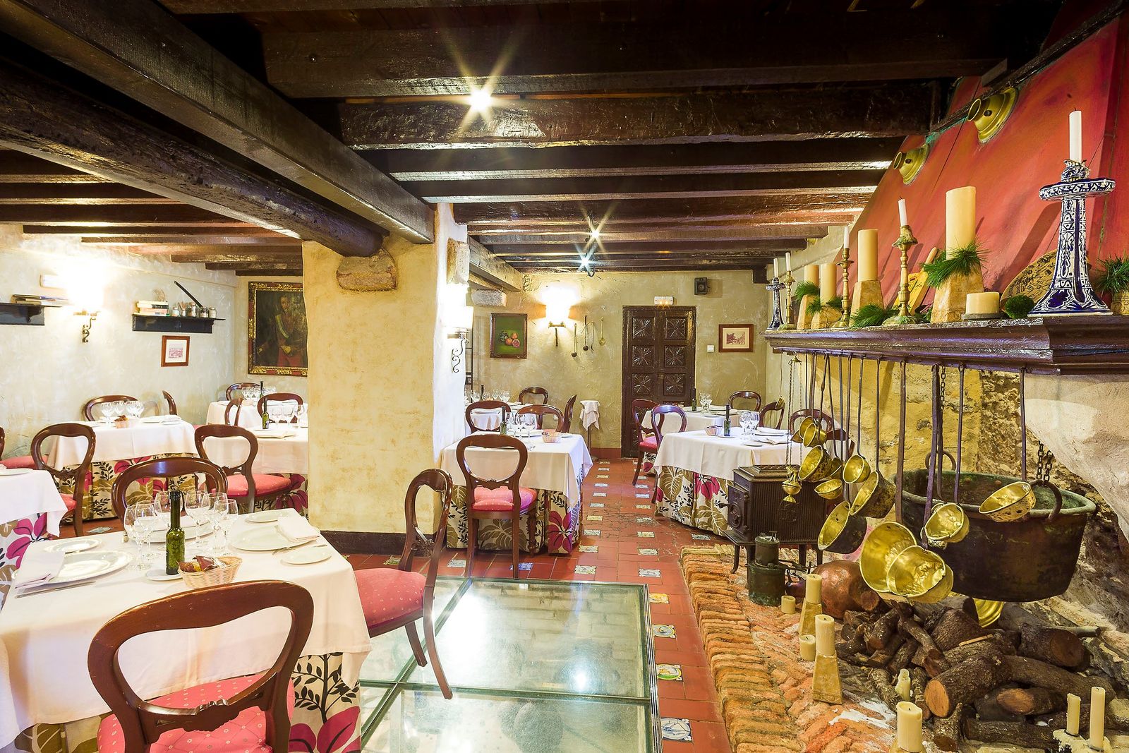 Uno de los salones del Ventorrilo El Chato, del grupo El Faro.