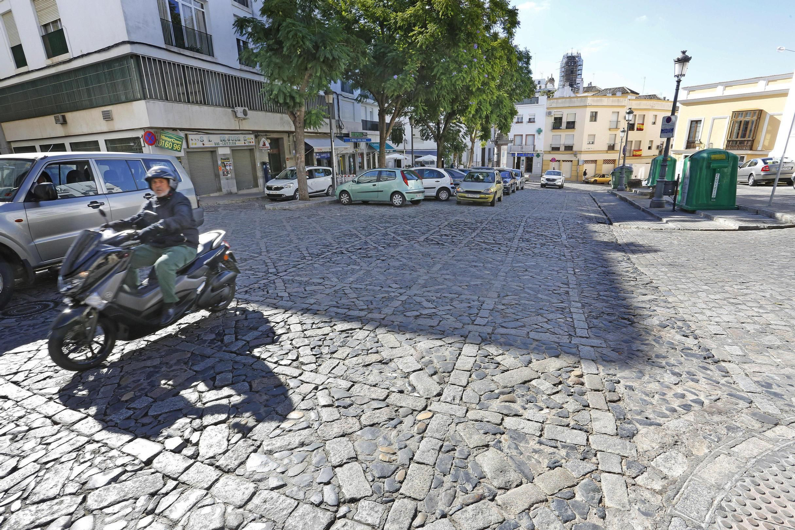 La calle José Luis Diez antes del inicio de las obras.