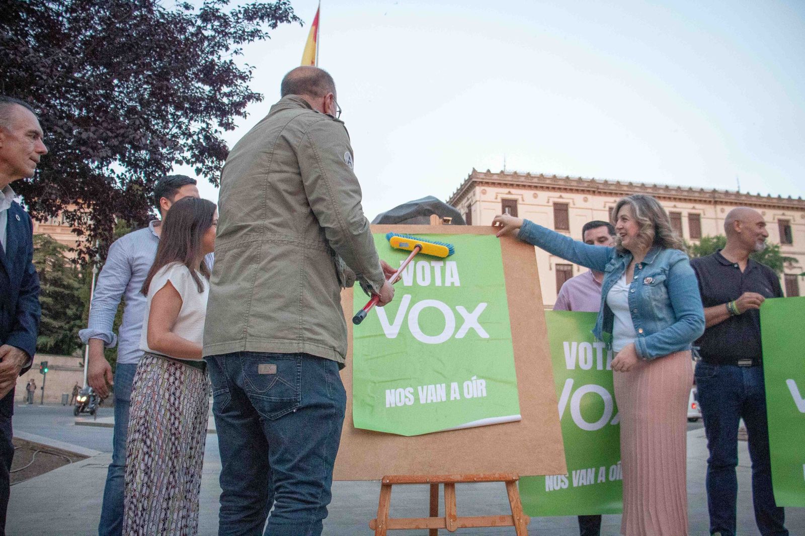 Acto de inicio de campaña de Vox.