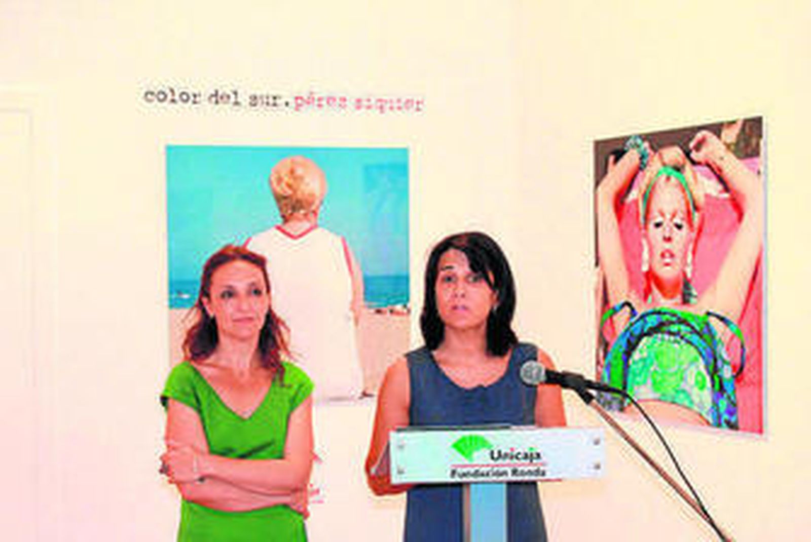 Emilia Garrido Oliver y María José Zarzavilla, Concejala de Ronda.