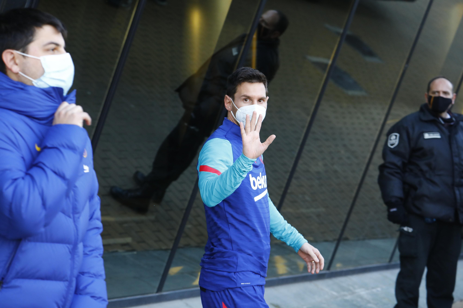 El Barça ya prepara la Supercopa en Córdoba, en imágenes