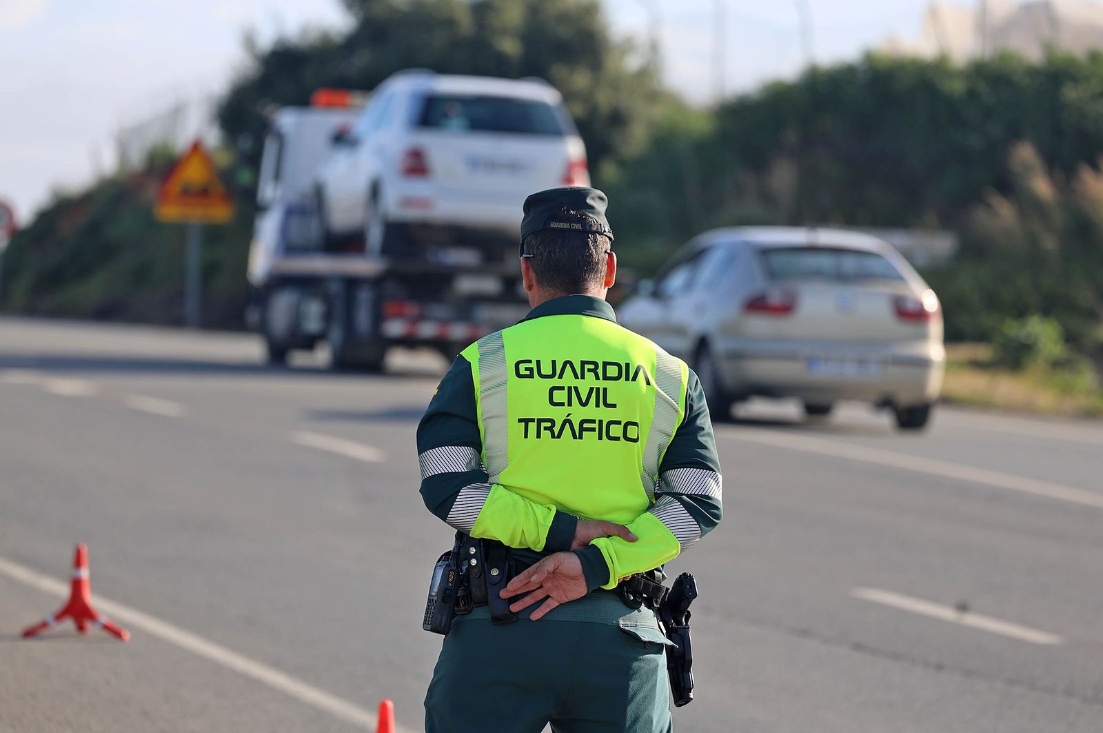 Imágenes de la Campaña de Control y Vigilancia diseñada por la DGT en Huelva
